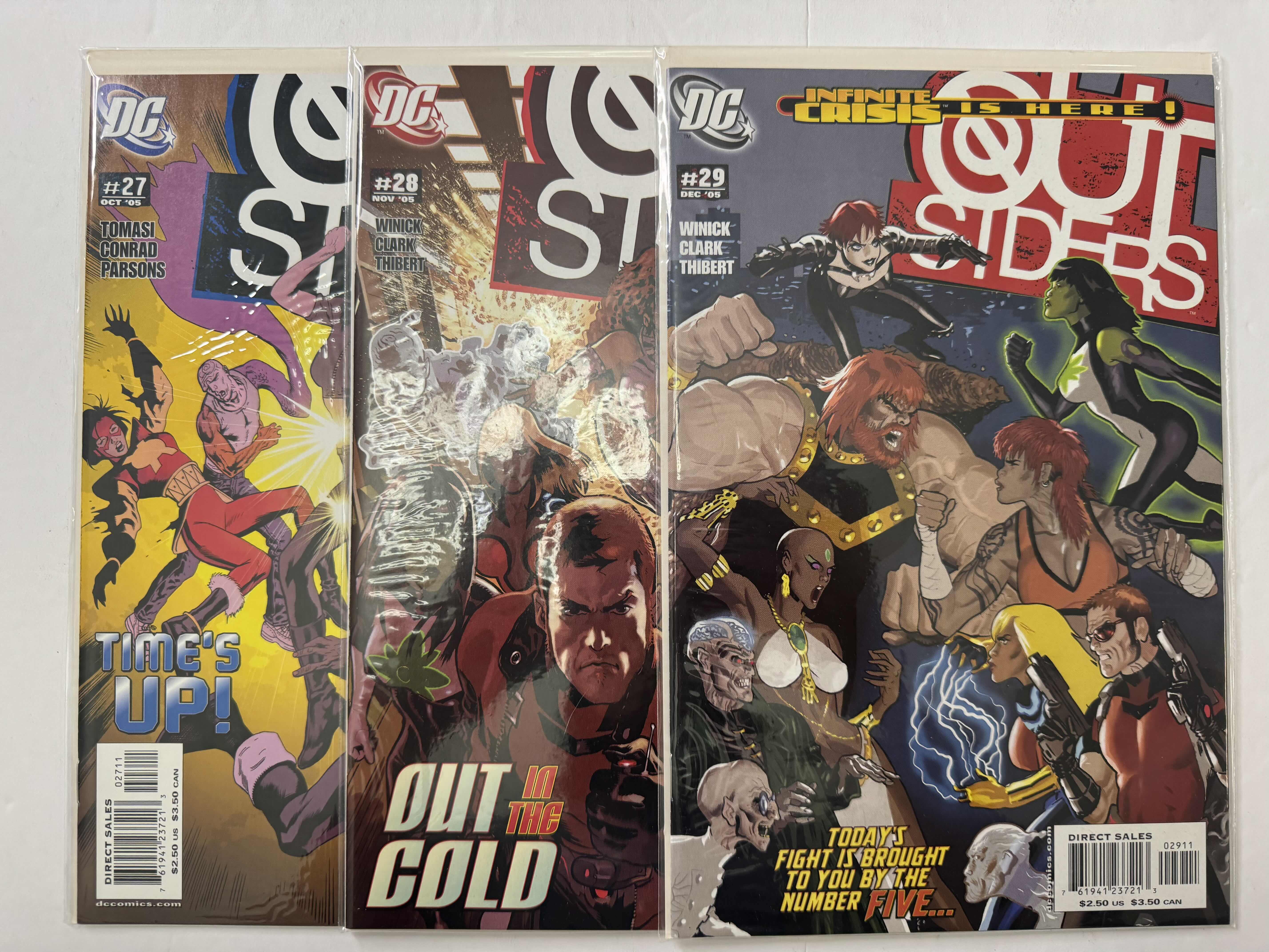 Photo 1 of 6- VINTAGE DC OUTSIDERS COMIC BOOKS