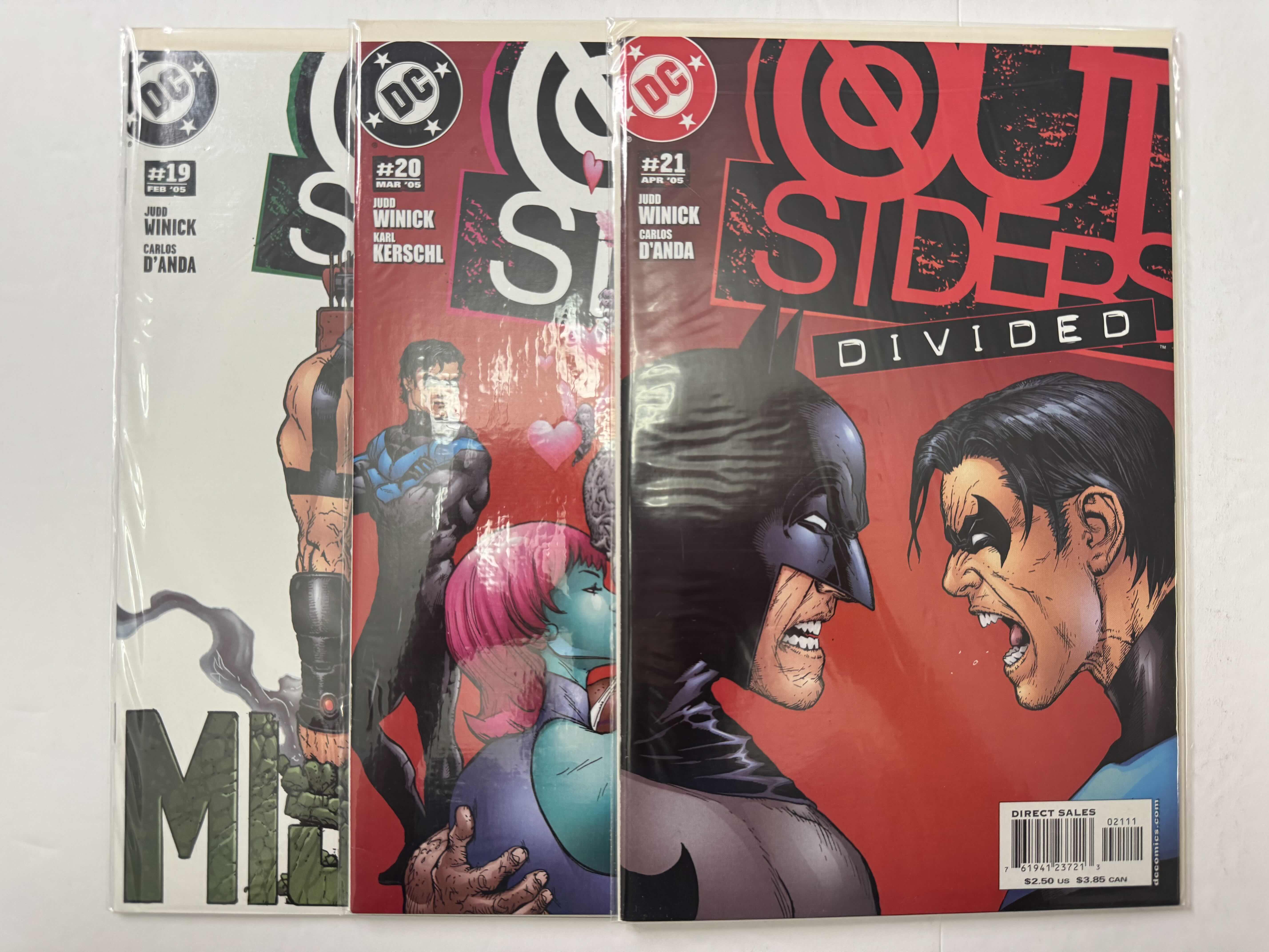 Photo 1 of 6- VINTAGE DC OUTSIDERS COMIC BOOKS