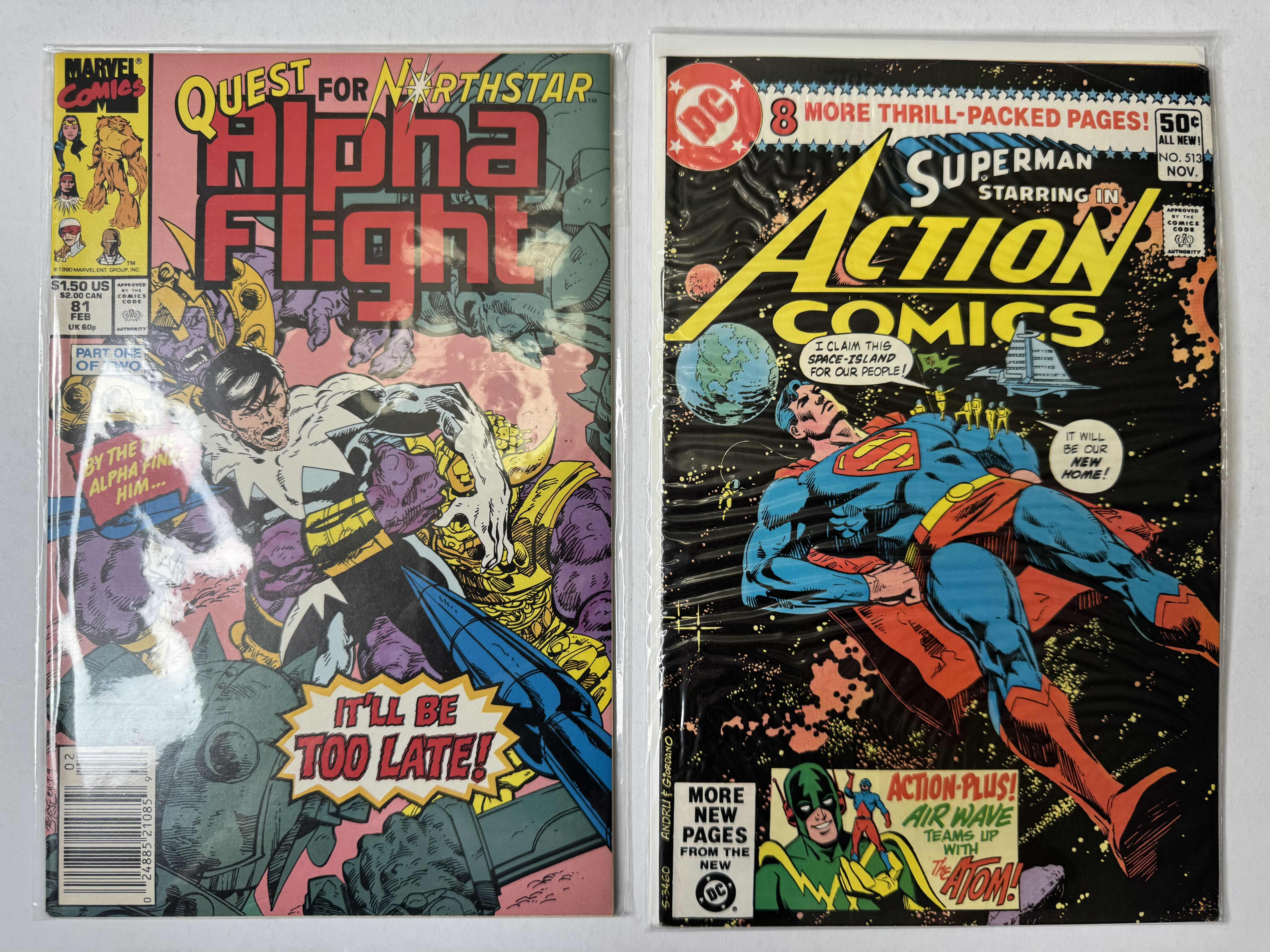 Photo 1 of 4-VINTAGE ASSORTED COMIC BOOKS