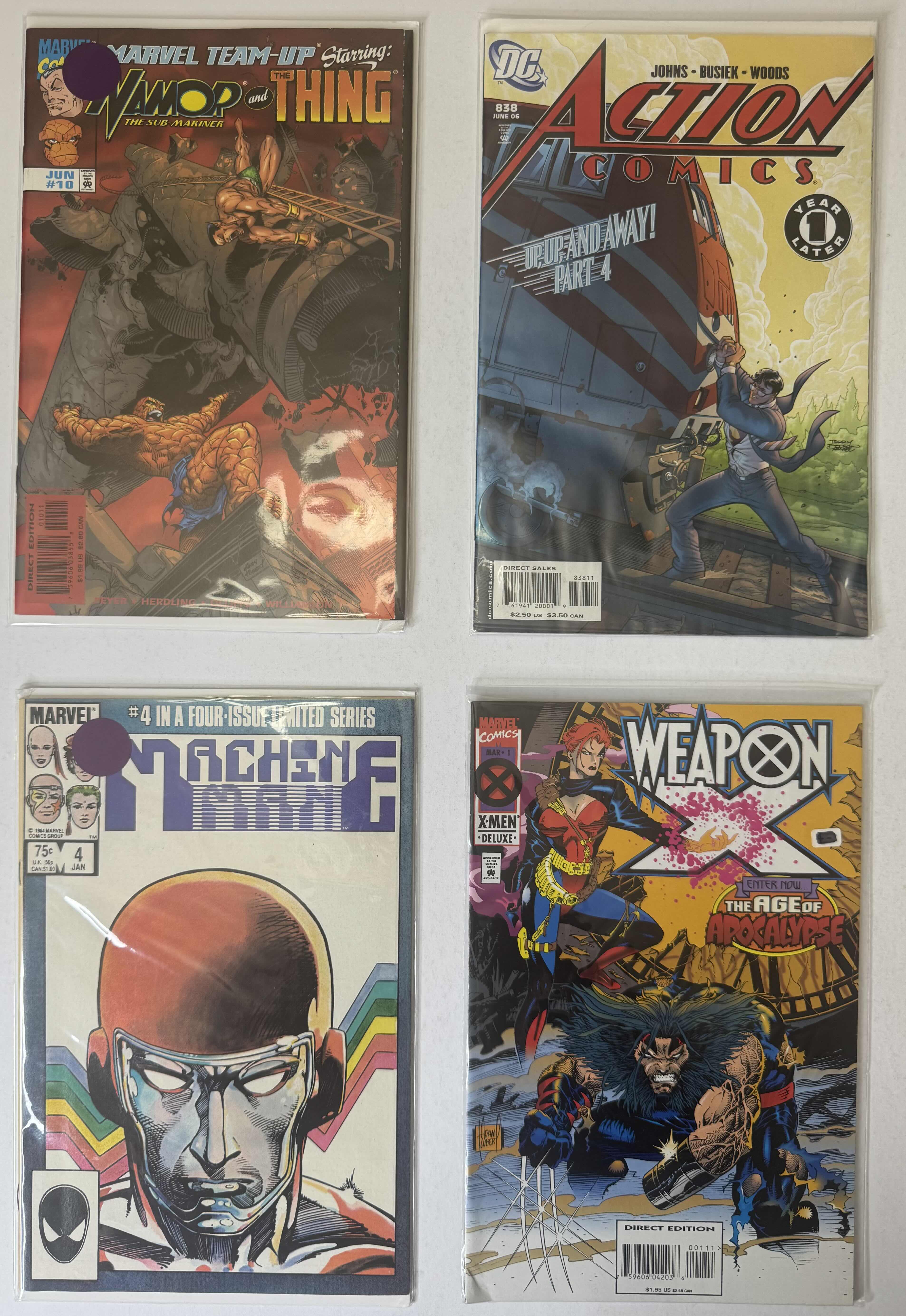 Photo 1 of 4-VINTAGE ASSORTED COMIC BOOKS