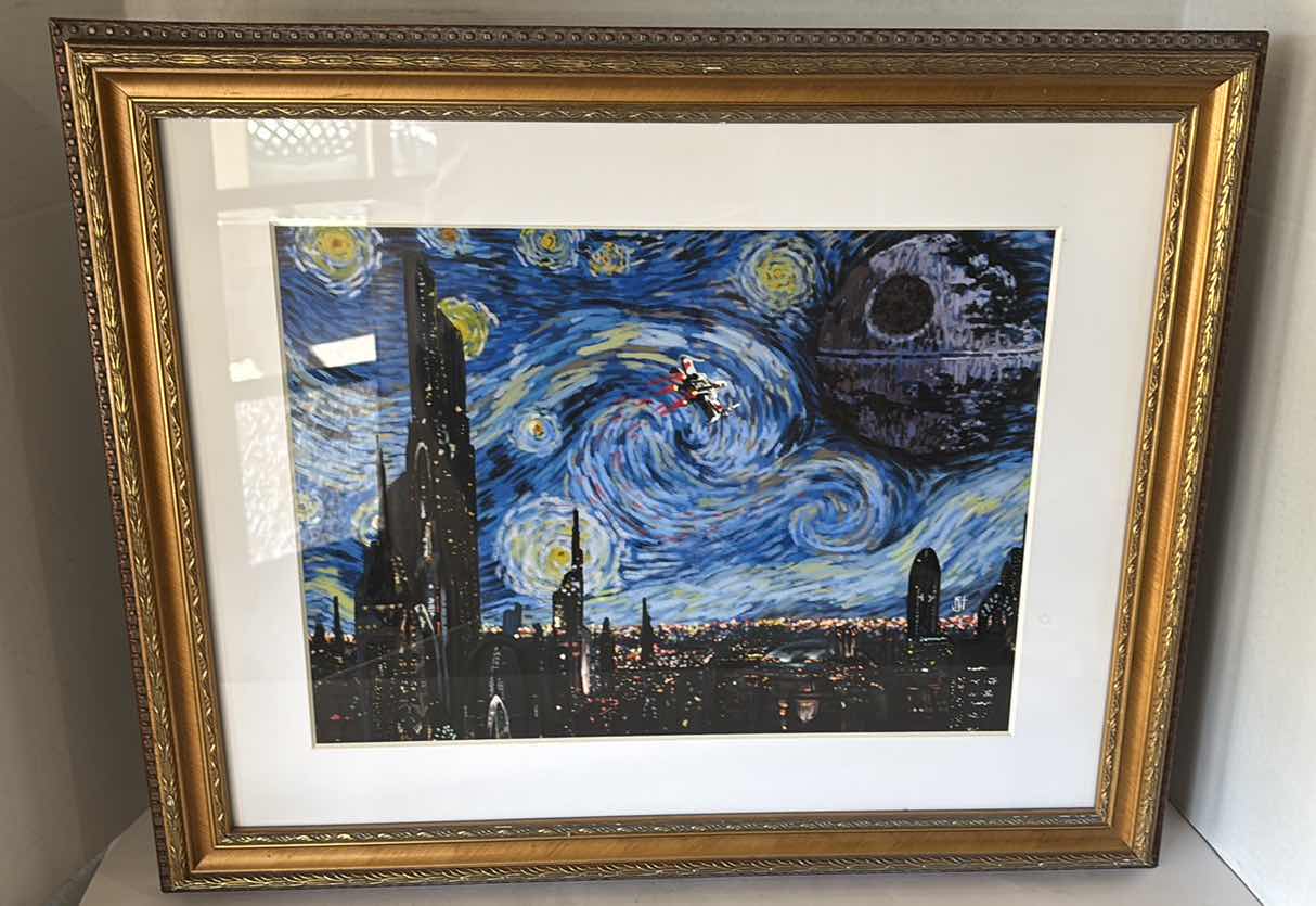Photo 1 of “A STARRY WARS NIGHT” BY MJT ILLUSTRATION 23” X 19”