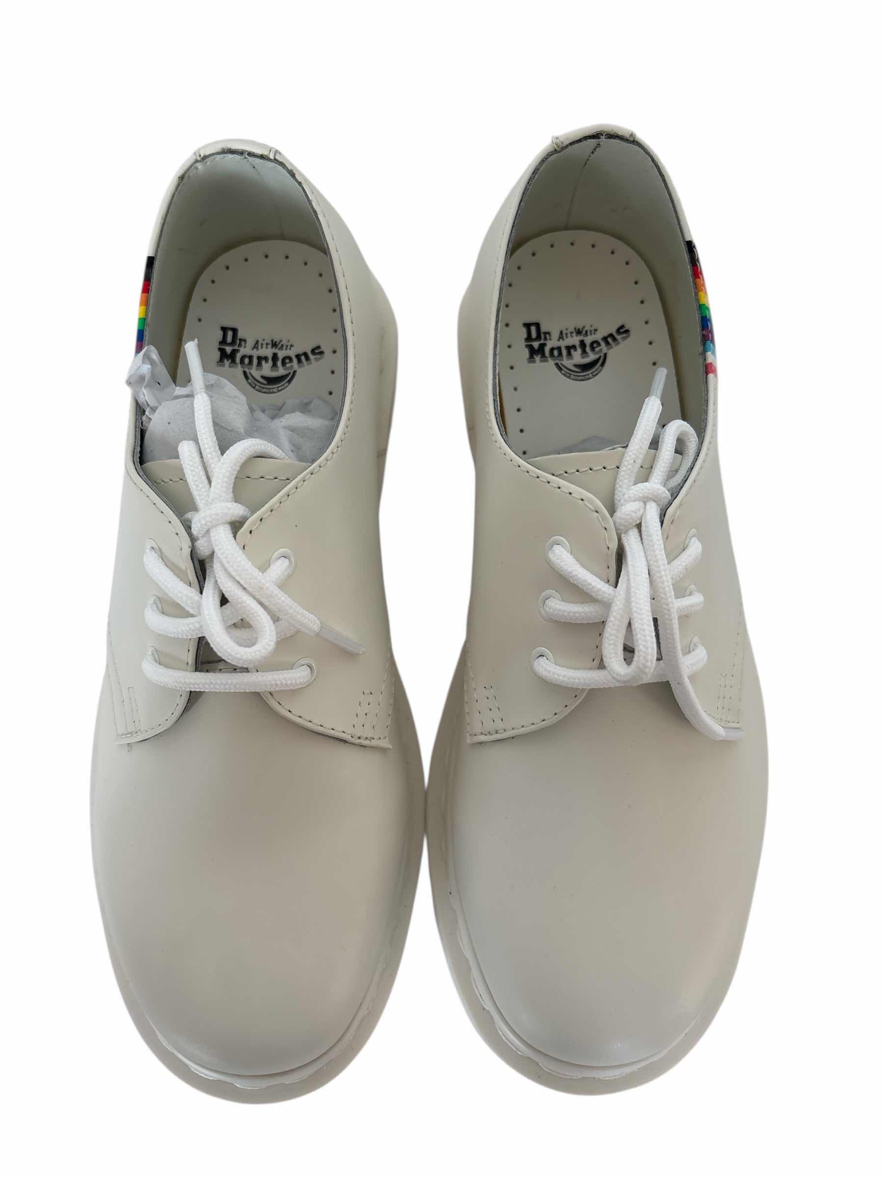 Photo 1 of $120 NIB DR. MARTENS PRIDE SMOOTH OXFORD SHOES WOMENS SIZE 7