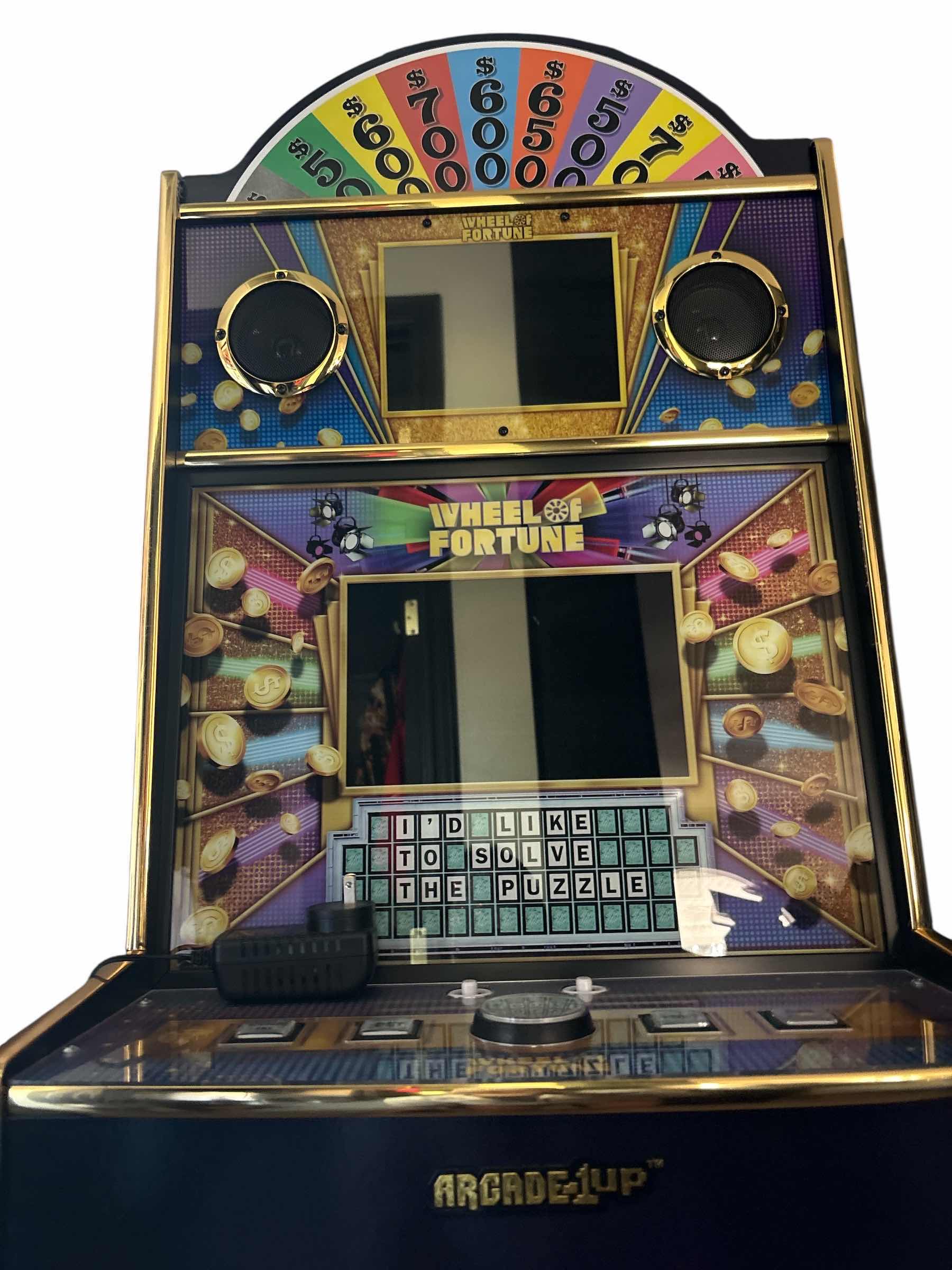 Photo 1 of ARCADE 1 UP DELUXE WHEEL OF FORTUNE MACHINE
