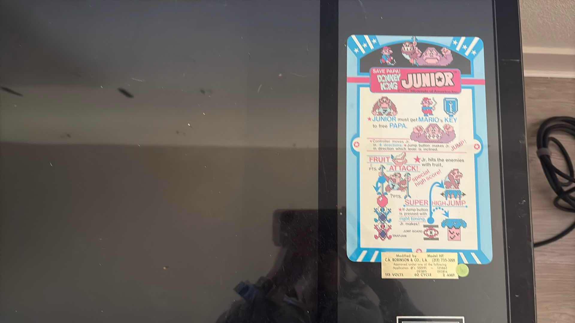 Photo 1 of DONKEY KONG JUNIOR ARCADE GAME