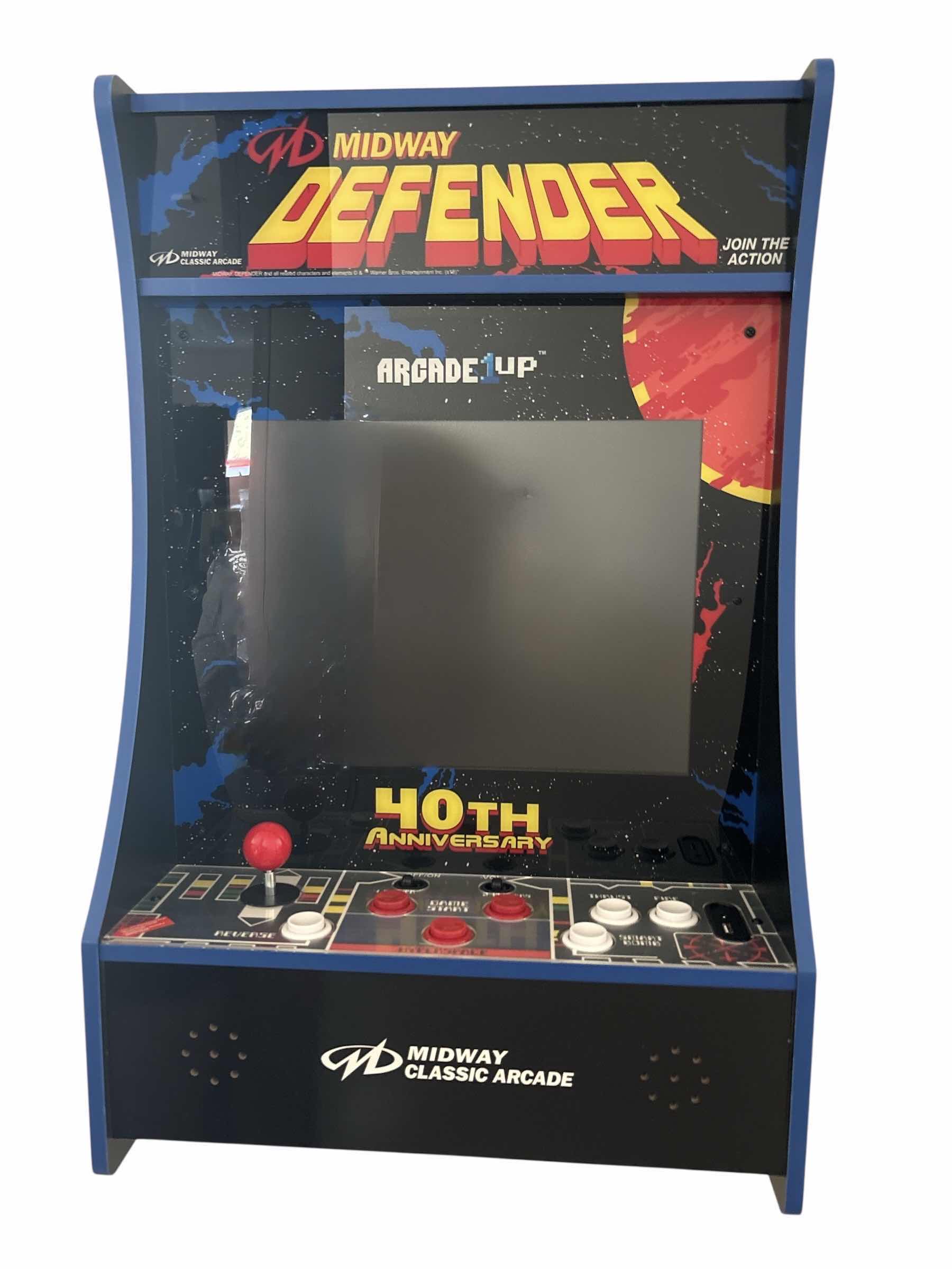 Photo 1 of ARCADE 1 UP MIDWAY DEFENDER 40TH ANNIVERSARY MIDWAY GAMING MACHINE