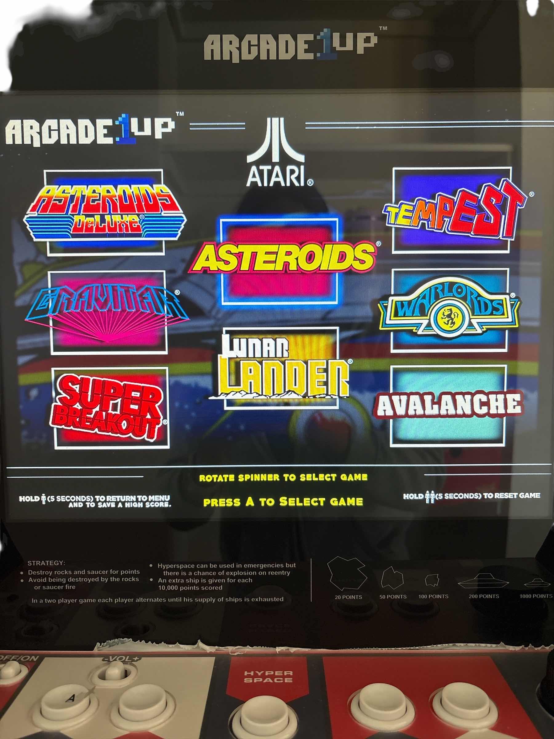 Photo 1 of ARCADE 1 ASTEROIDS GAMING WALL MACHINE