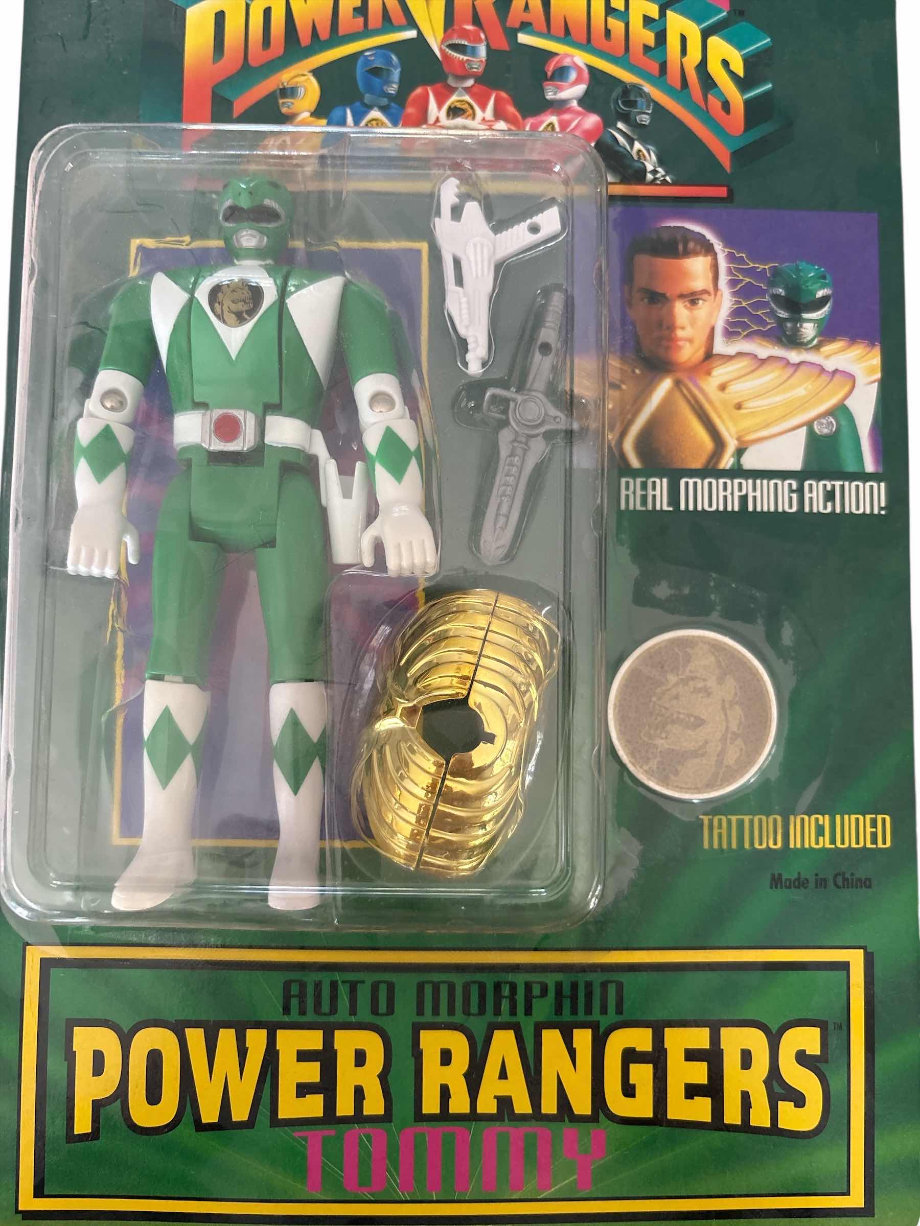 Photo 1 of $90 NIB MIGHTY MORPHIN POWER RANGERS GREENTOMMY