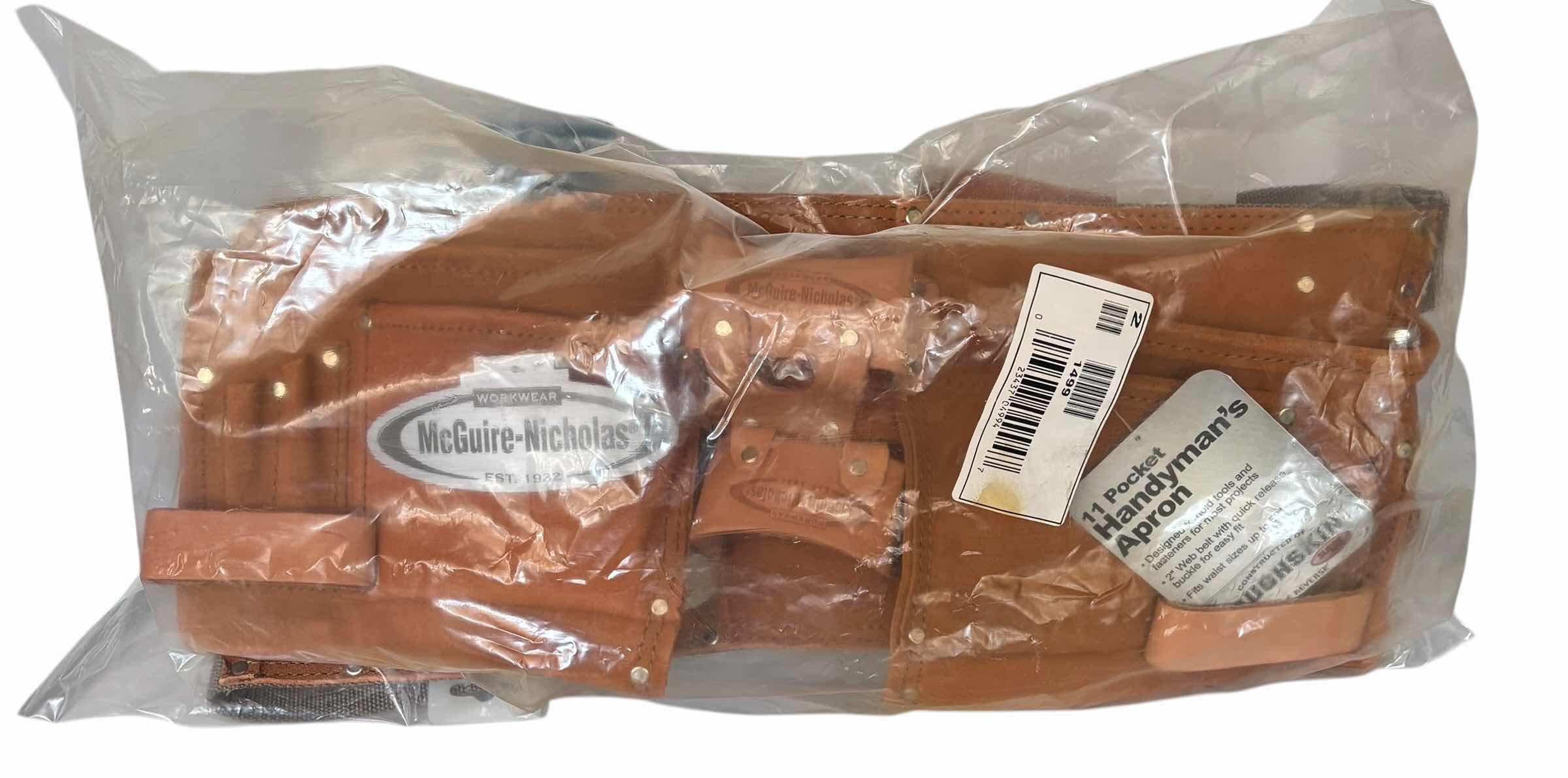 Photo 1 of $50 NWT MCGUIRE NICHOLAS 11 POCKET HANDYMAN’S APRON