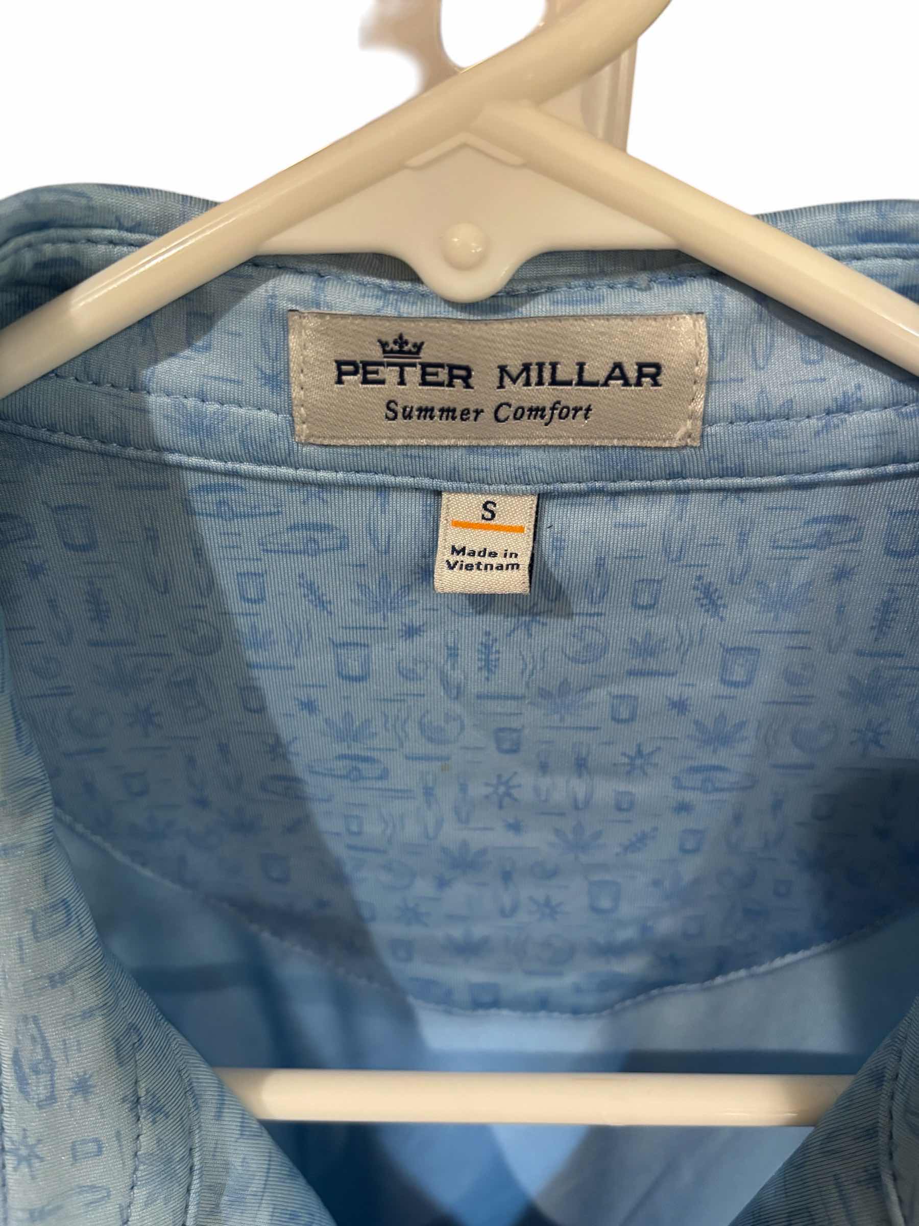 Photo 1 of $100 PETER MILLAR JERSEY SHIRT SIZE S