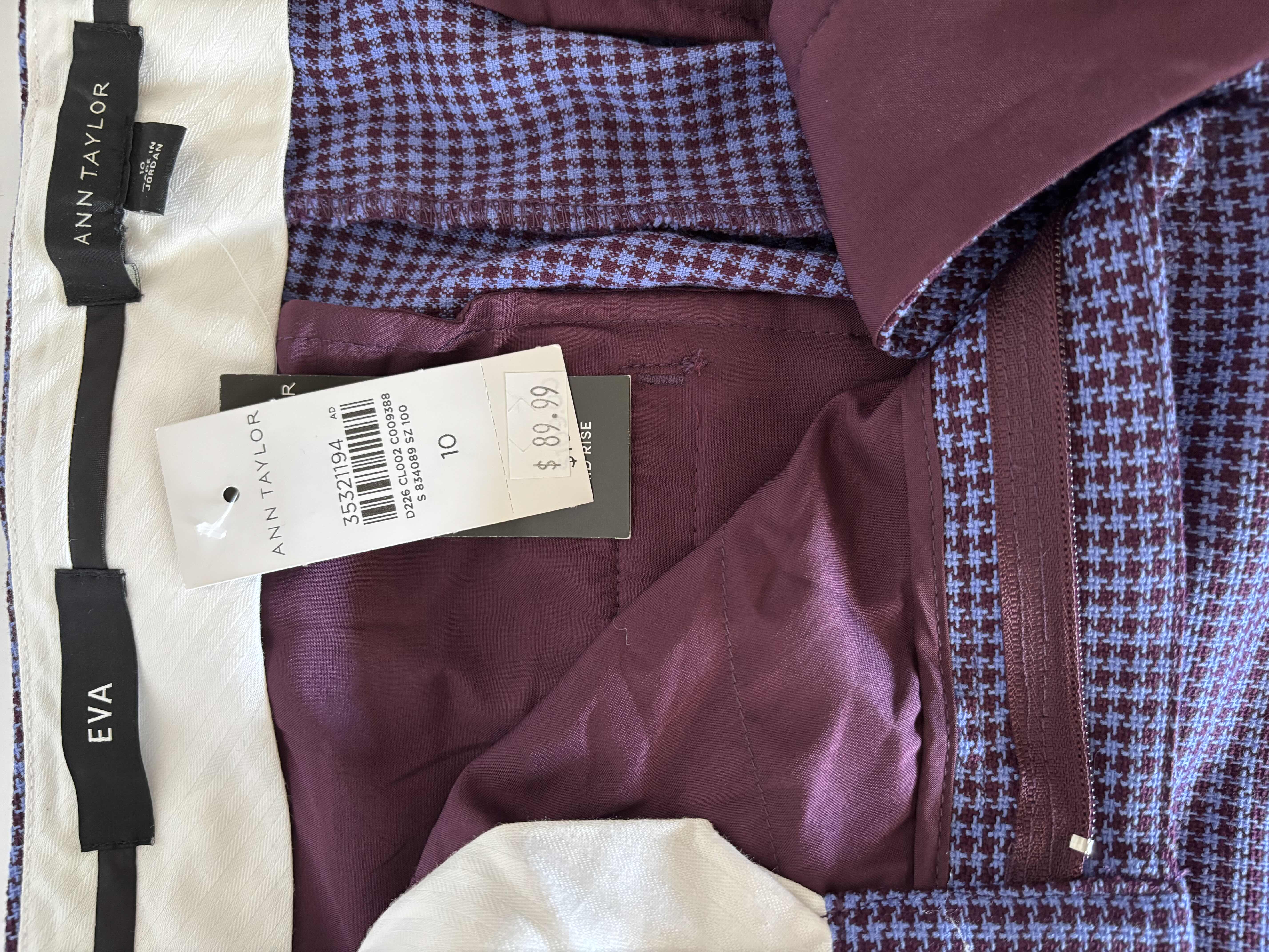 Photo 1 of $90 NWT ANN TAYLOR PANTS SIZE 10