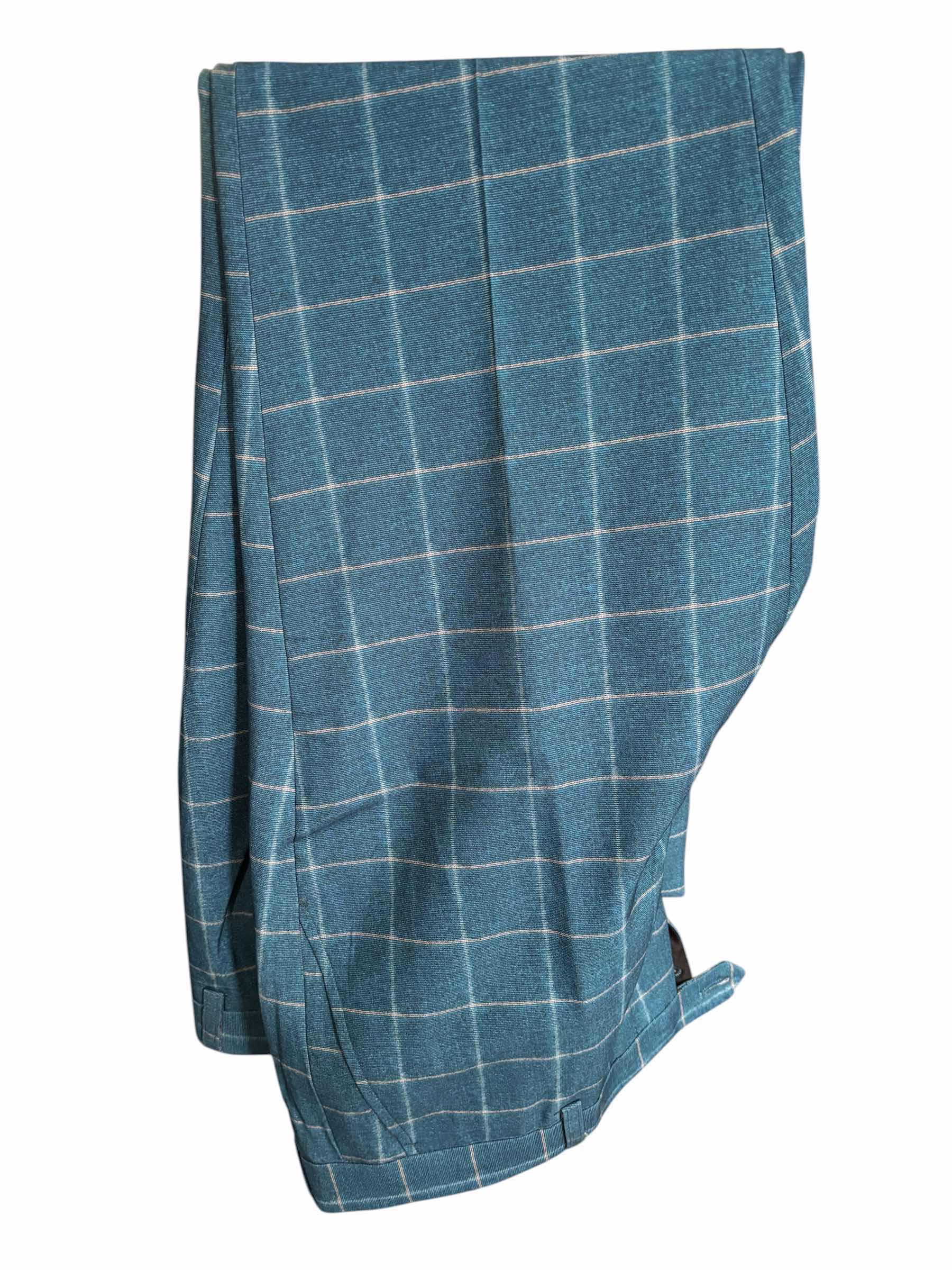 Photo 1 of PLAID SUIT WITH VEST, APPROXIMATELY SIZE M