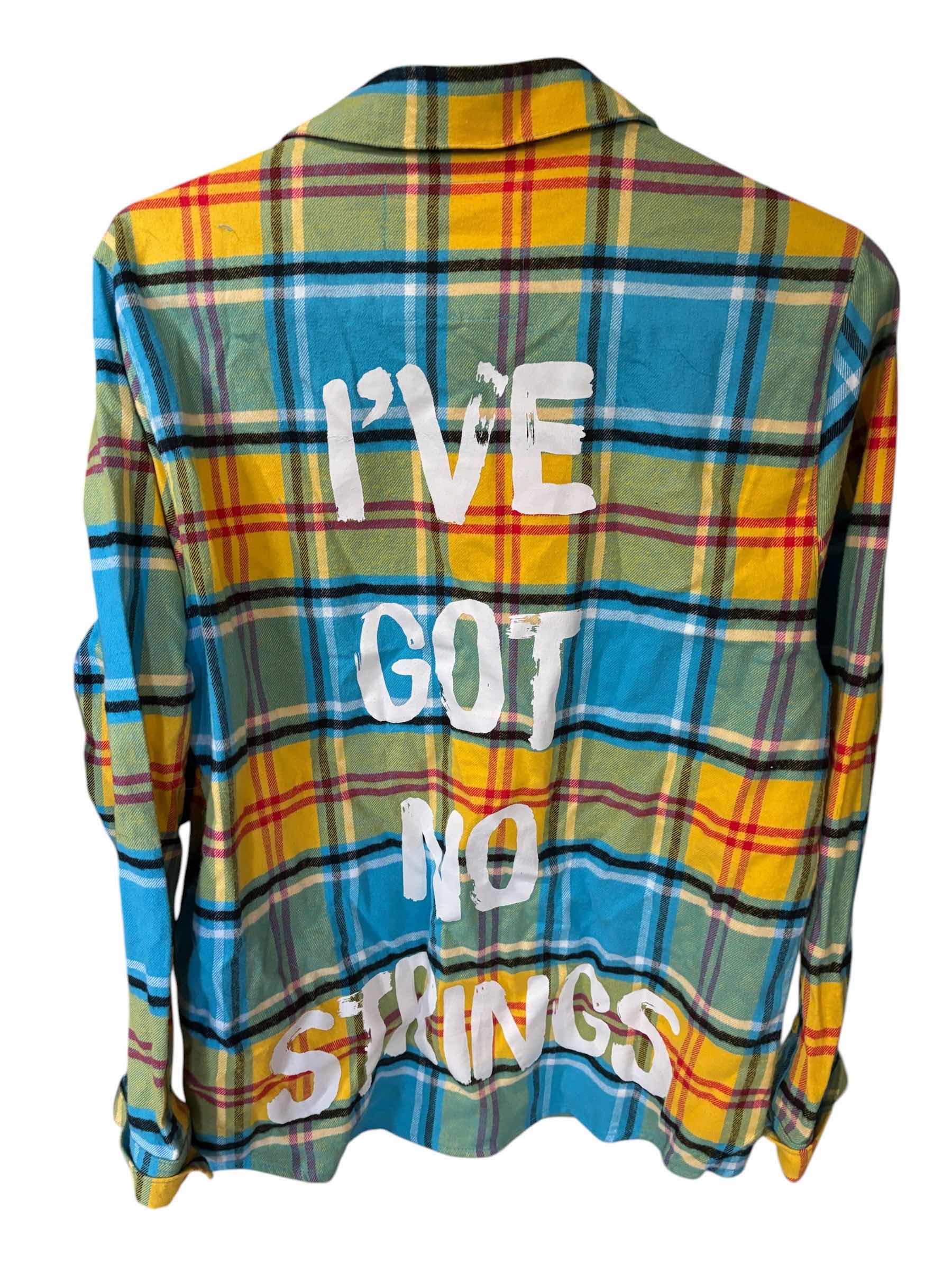 Photo 1 of $50 DISNEY CAKEWORTHY PINOCCHIO PLAID SHIRT SIZE S