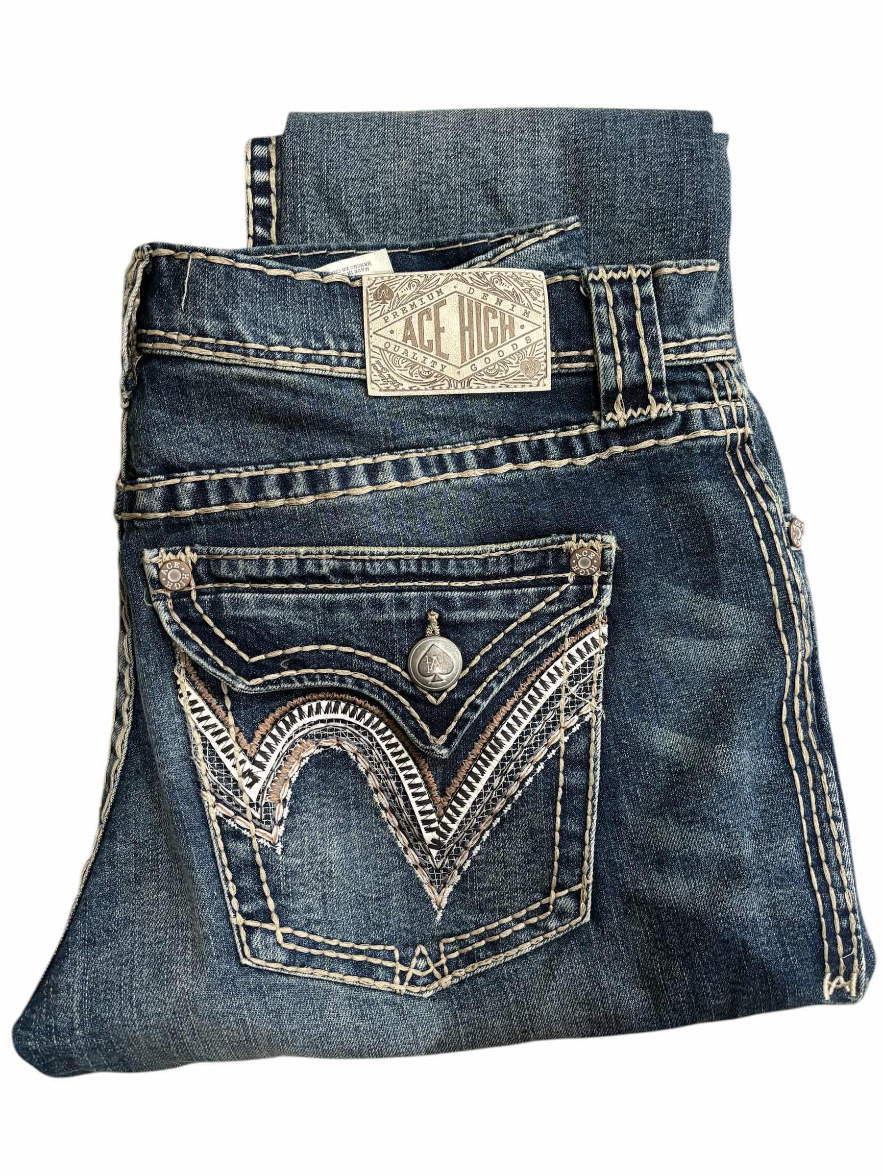 Photo 1 of $70 ACE HIGH JEANS SIZE 33x30