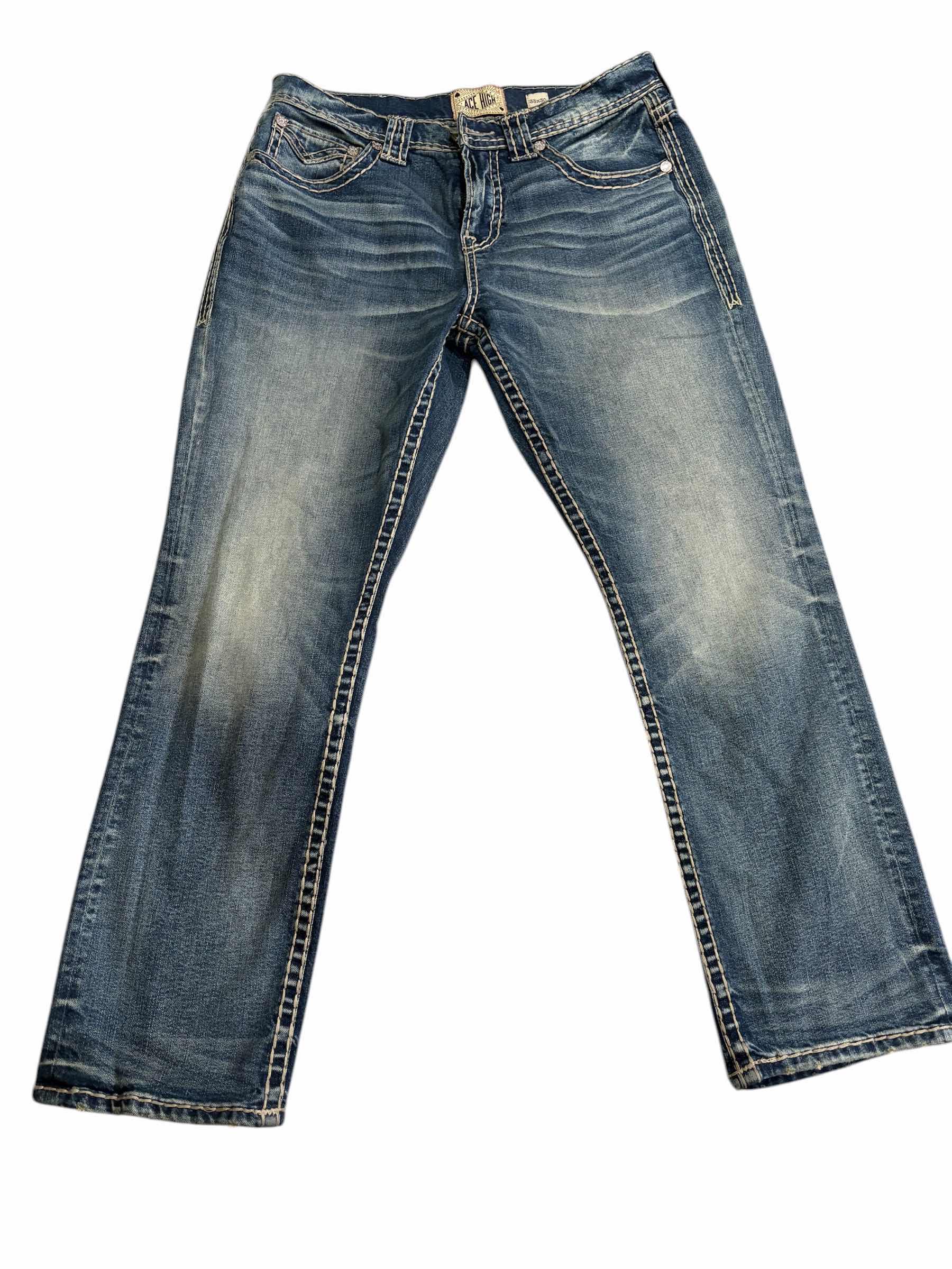 Photo 1 of $70 ACE HIGH JEANS SIZE 33x30