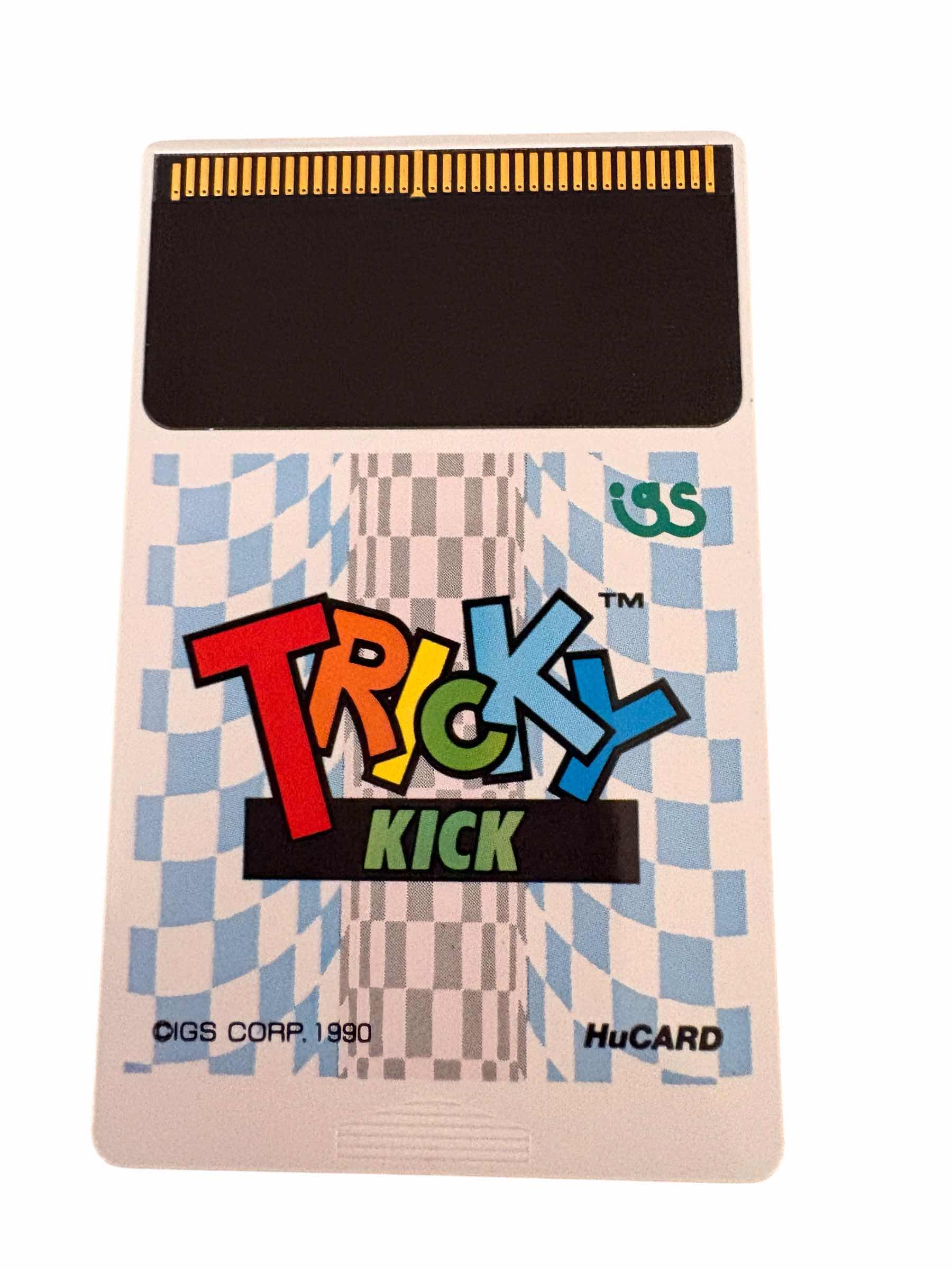 Photo 1 of TURBOGRAFX-16 TRICKY KICK HUCARD