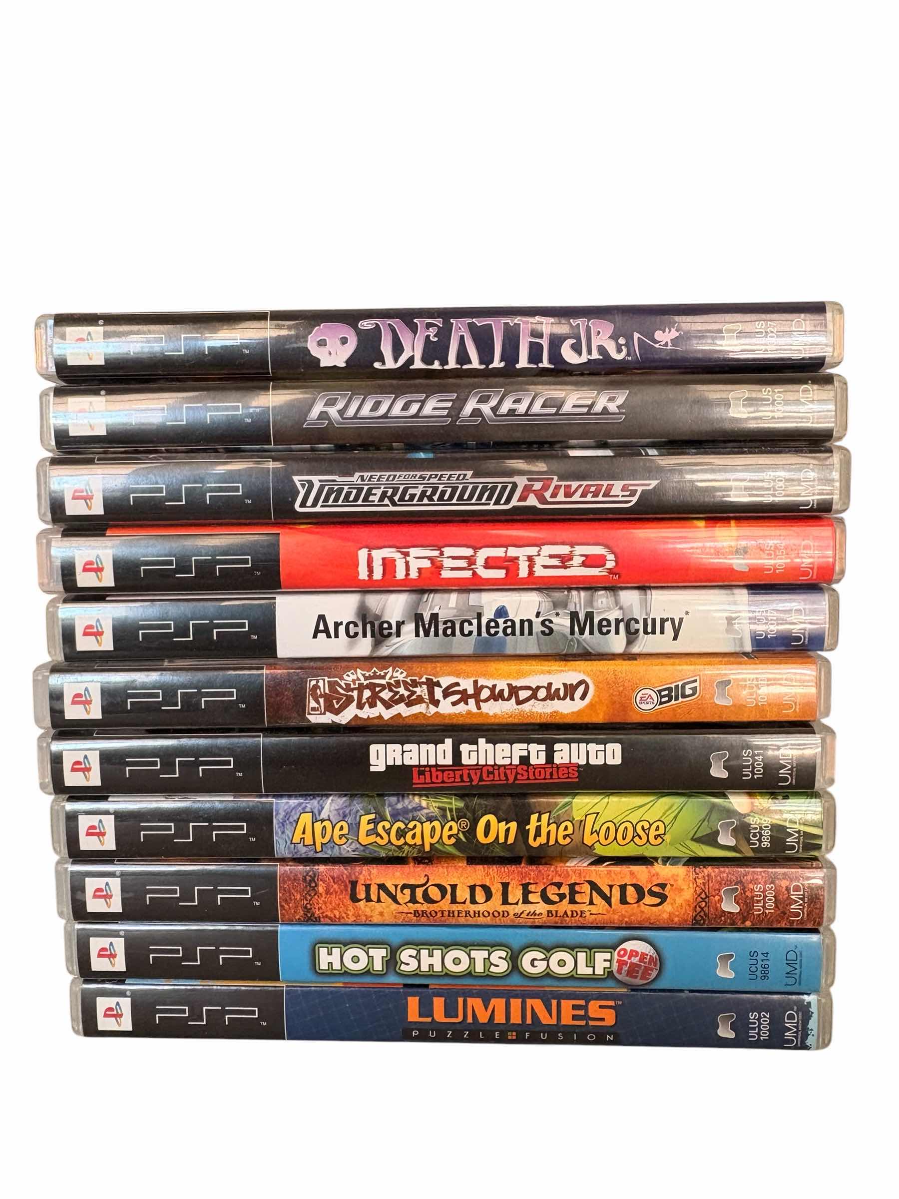 Photo 1 of (11)PCS PSP GAMES