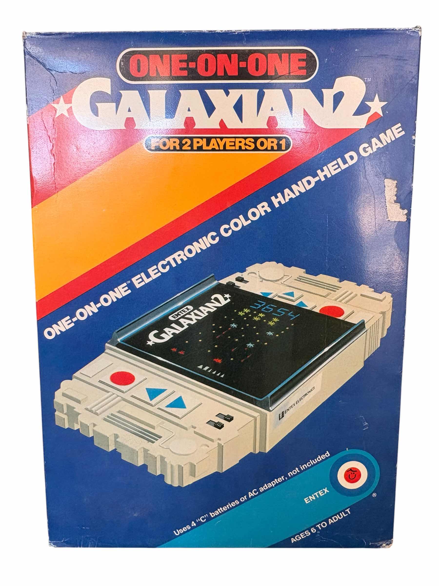 Photo 1 of ENTEX GALAXIAN2 ONE-ON-ONE ELECTRONIC COLOR HAND HELD GAME NO. 6023