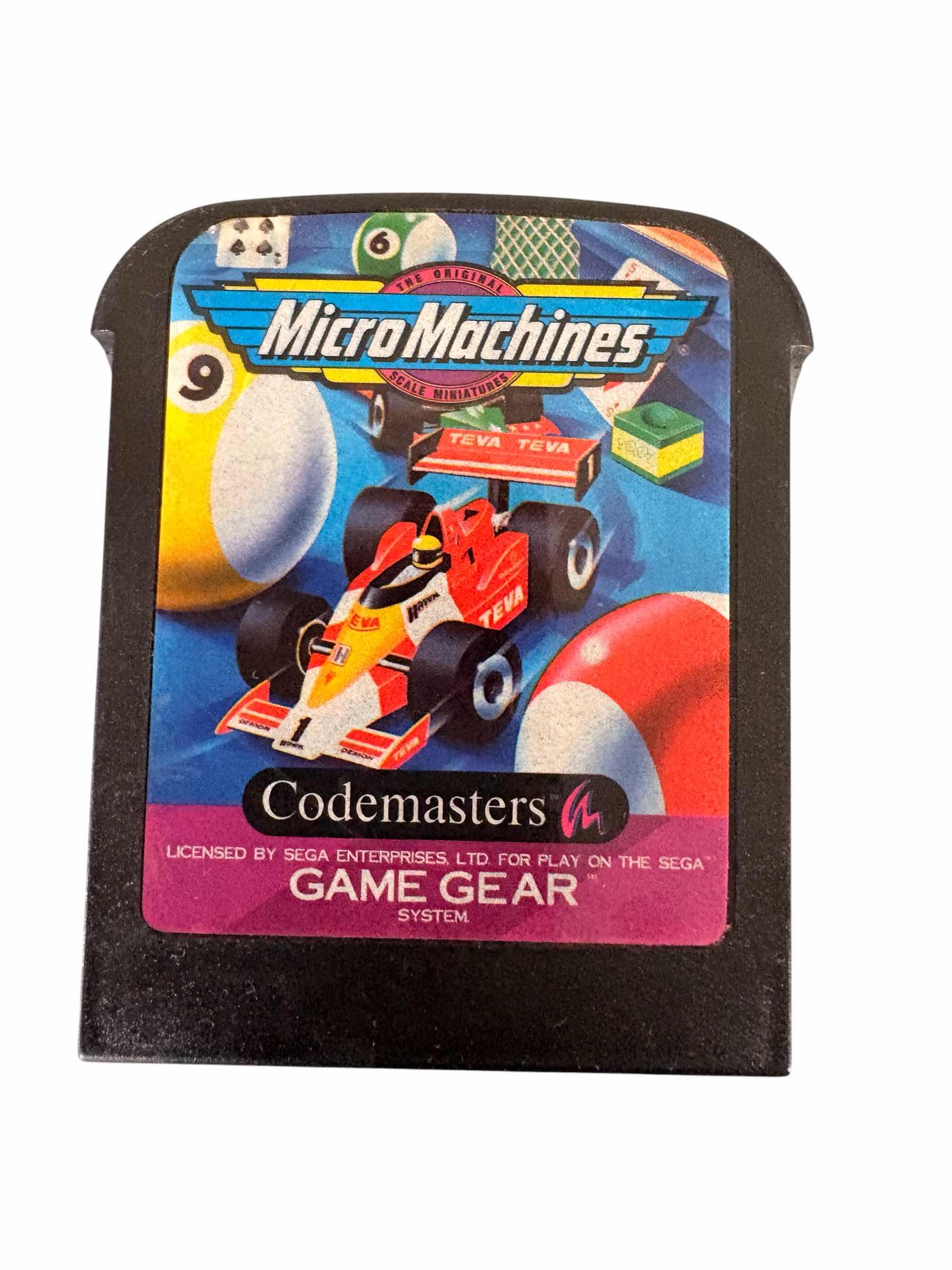 Photo 1 of VINTAGE SEGA GAME MICRO-MACHINES CODEMASTERS