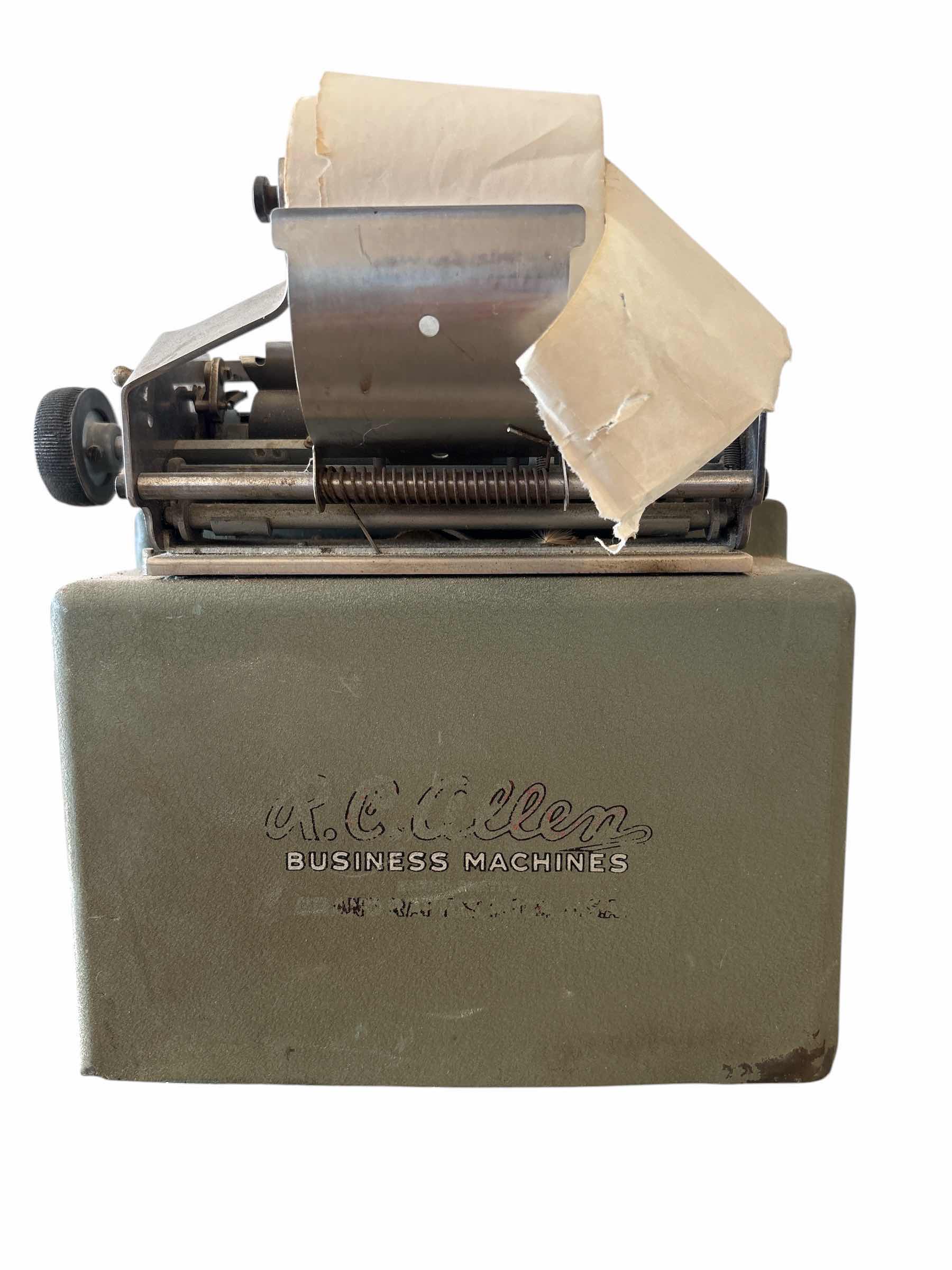Photo 1 of VINTAGE R.C ALLEN BUSINESS MACHINE W EXTRA ROLL H8”