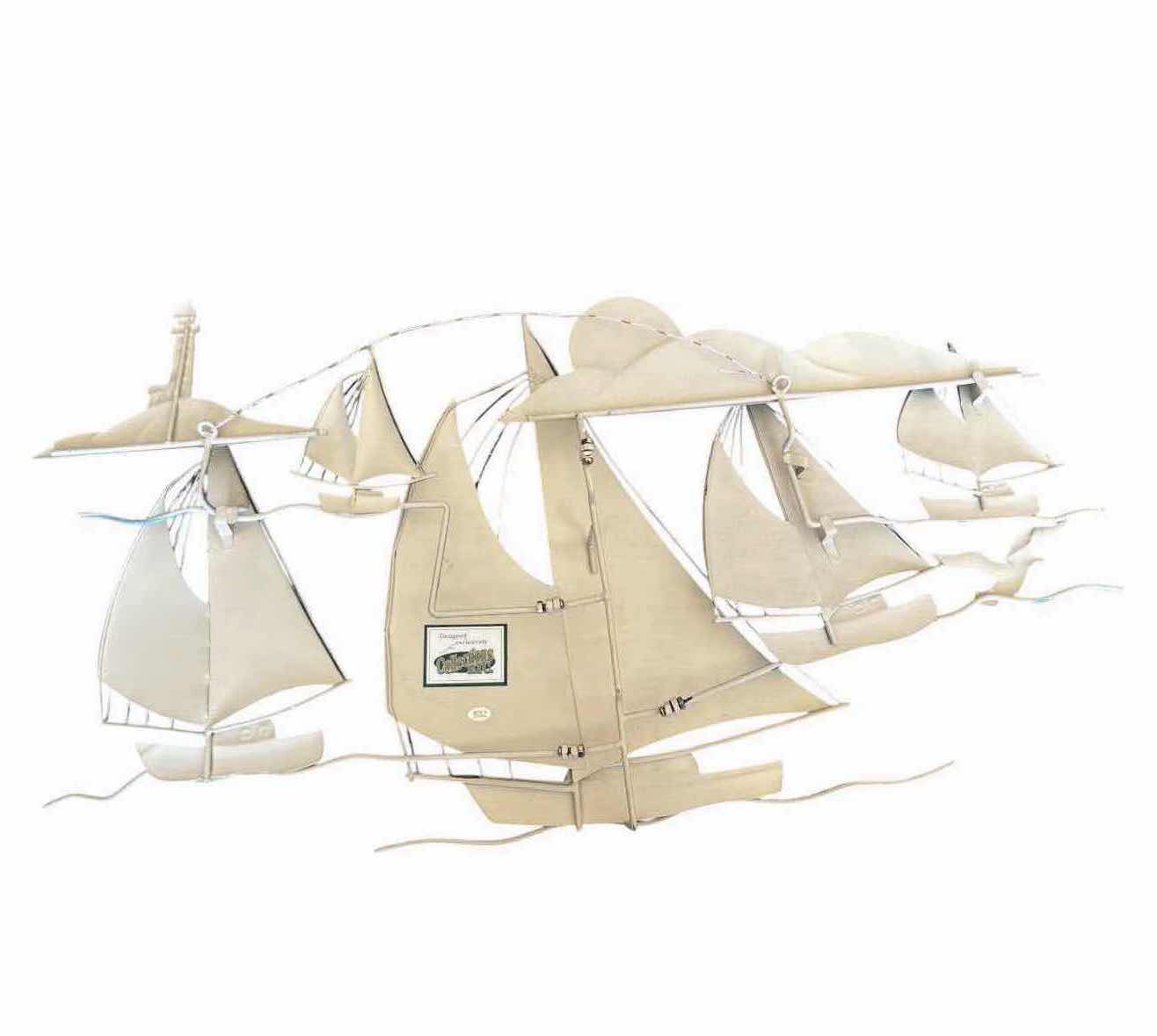 Photo 1 of METAL SAILING BOAT WALL ACCENT H13”