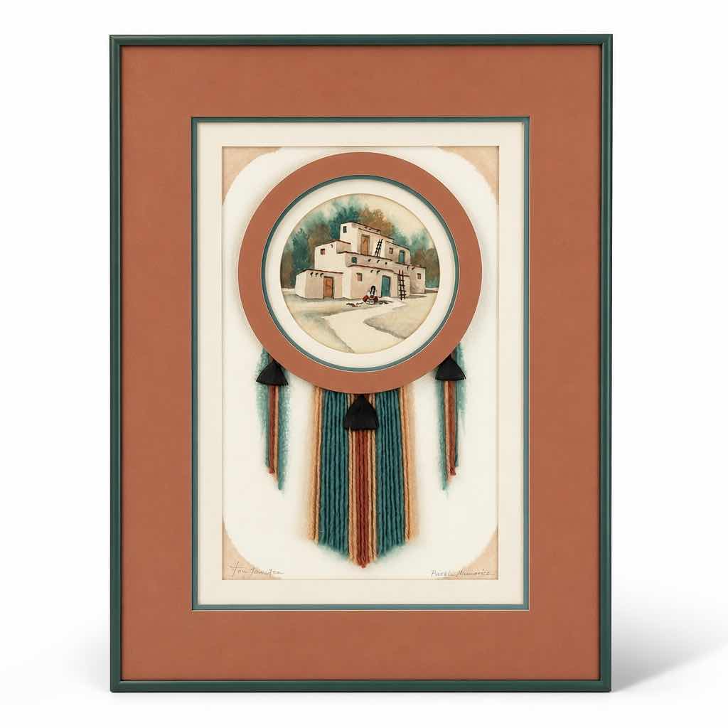 Photo 1 of PUEBLO MEMORIES BY TORI GARRETSON 18” X H24” WITH ORIGINAL PURCHASE RECEIPT