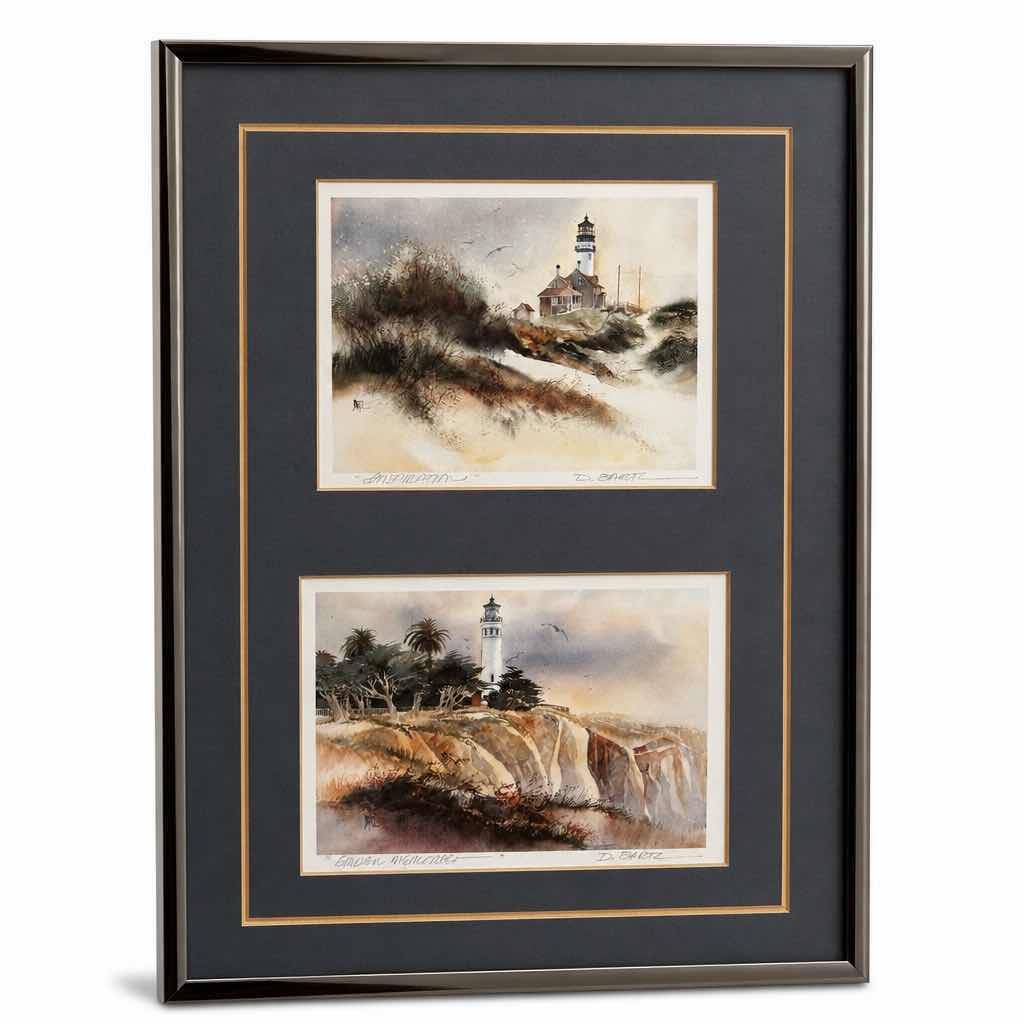 Photo 1 of INSPIRATION & GARDEN MEMORIES OFF SET LITHOGRAPH MADE FROM WATERCOLORS 9” X H12”