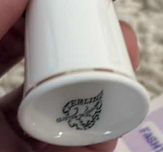 Photo 1 of (2)PCS VINTAGE GOOFY AND PLUTO THIMBLE W ORIGINAL RECEIPT H2”