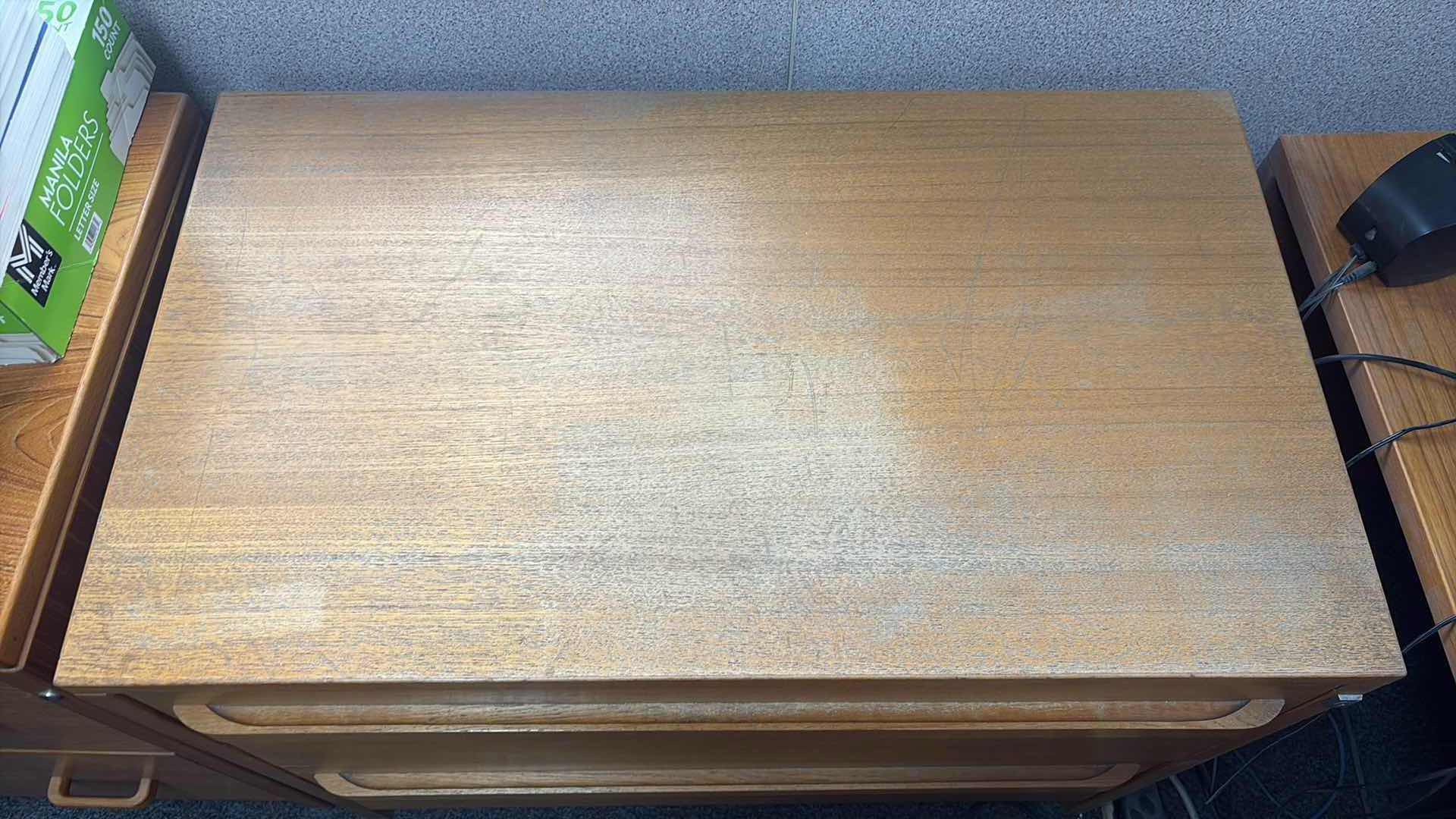Photo 1 of HARDWOOD FILE CABINET 36” X 21” X 29”H