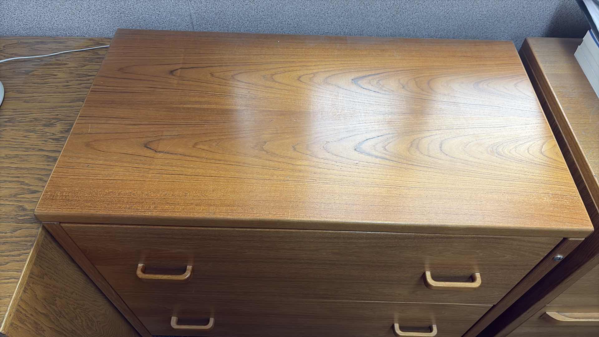 Photo 1 of SOLID HARDWOOD FILE CABINET 36”X 21” X 29” H