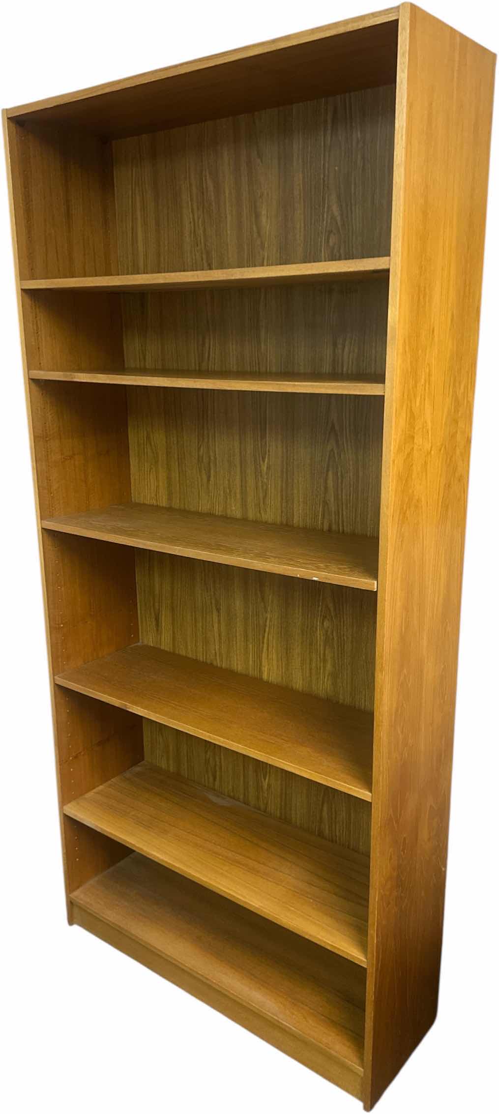 Photo 1 of TEAKWOOD 6 SHELF BOOKCASE
36” X 11.75” X 76”H