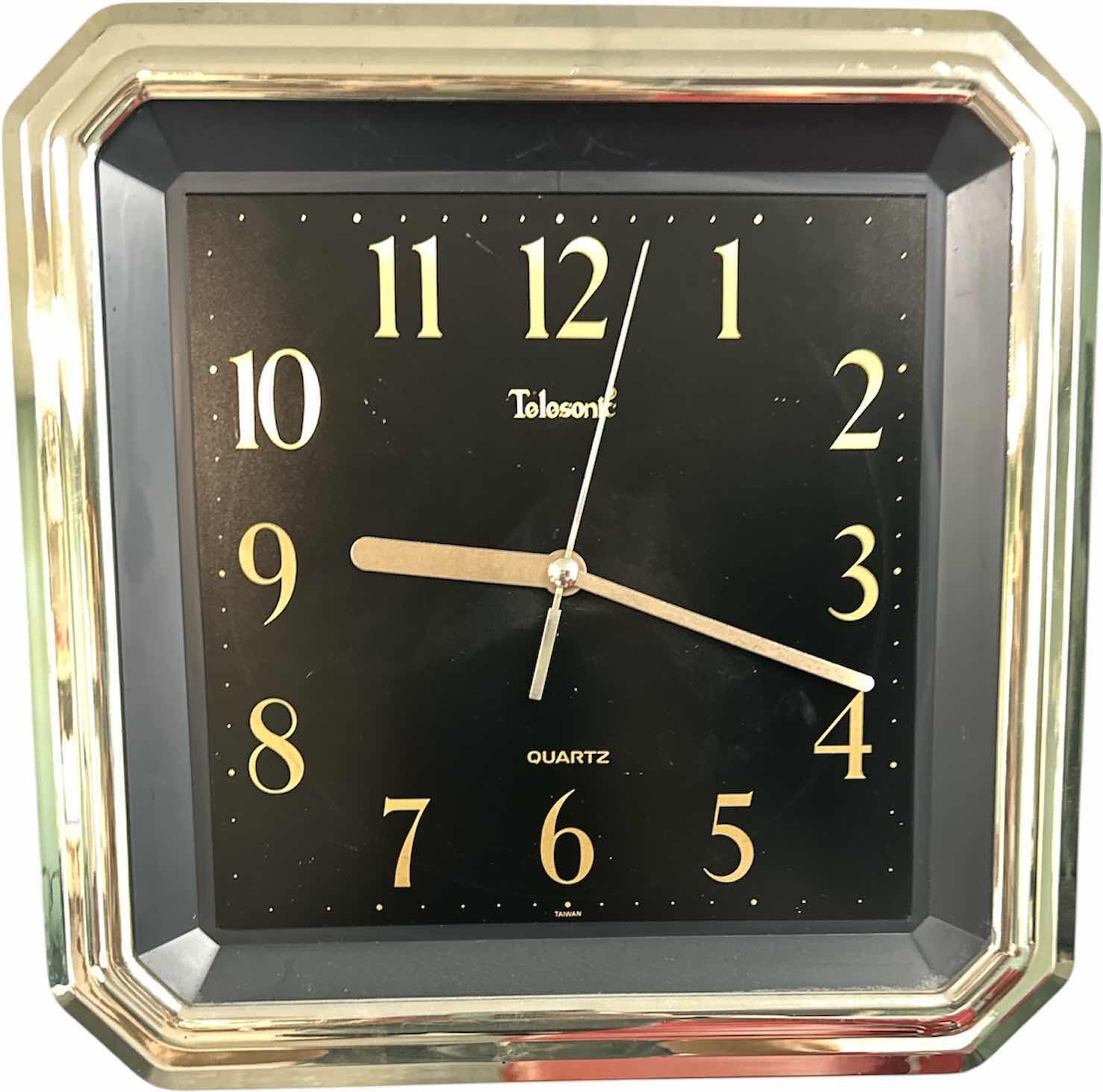 Photo 1 of TELESONIC QUARTZ WALL CLOCK
11” X 11”H