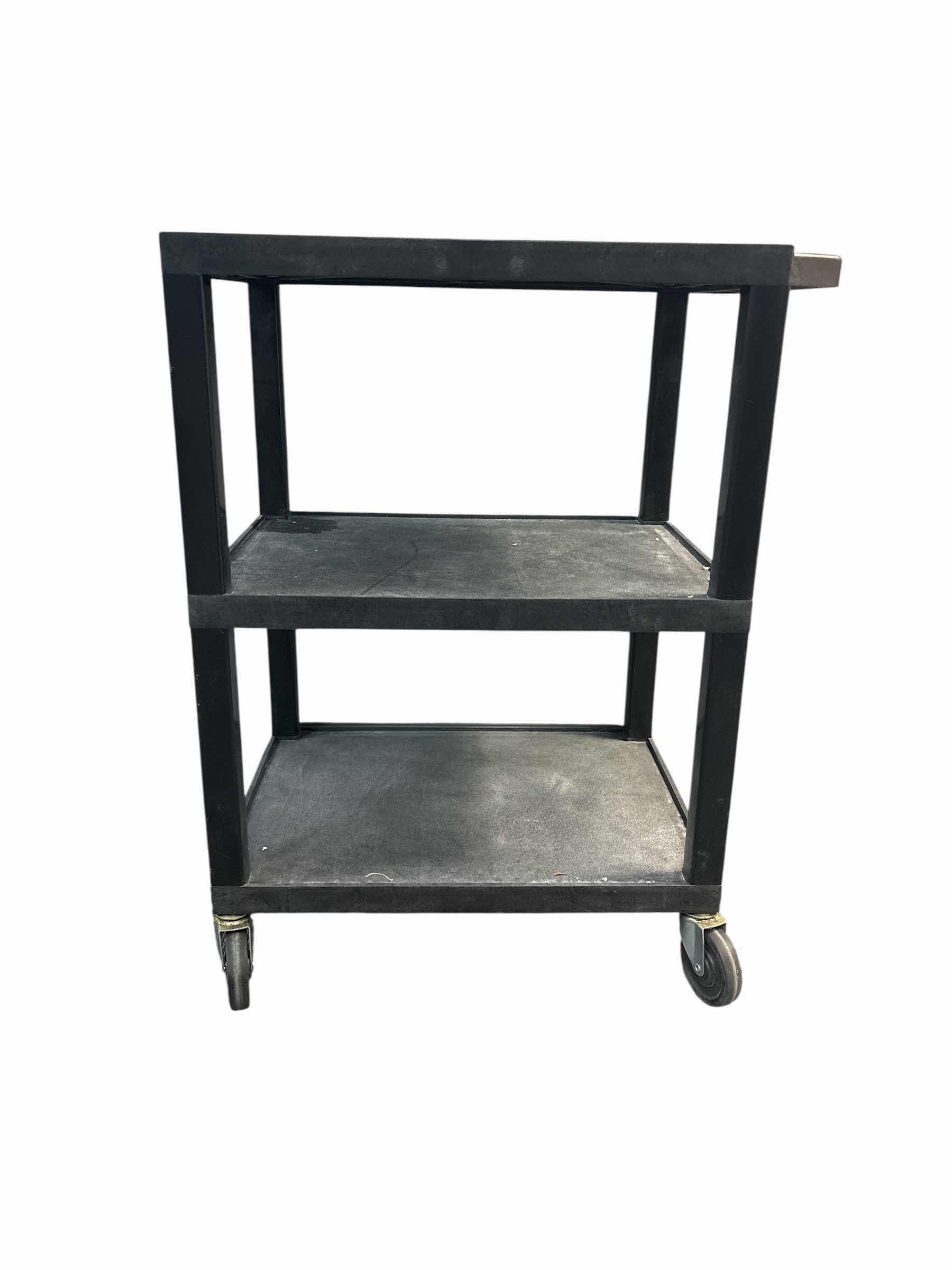Photo 1 of THE TUFFY PLASTIC ROLLING CART 27” X 18”X 35”H