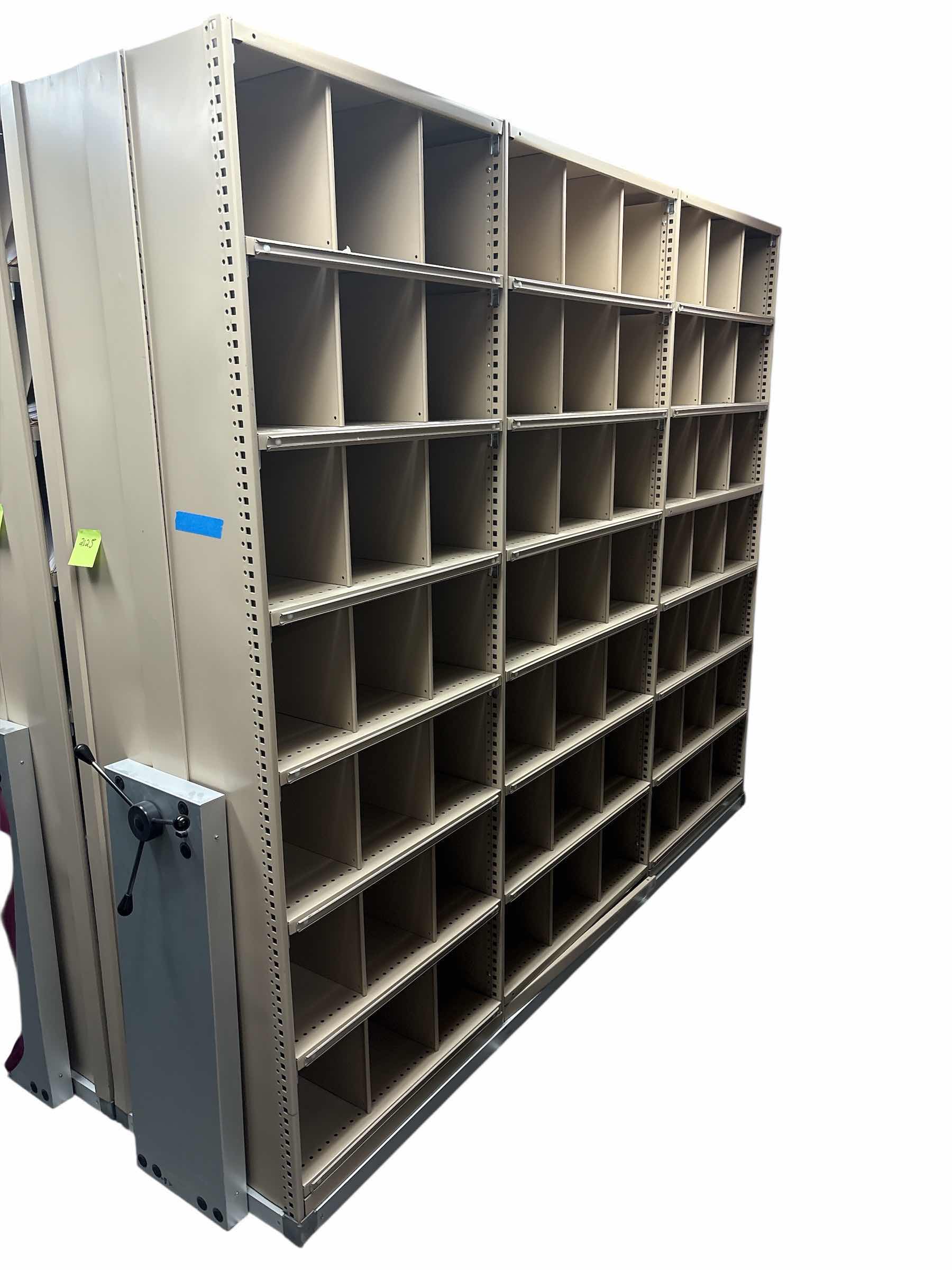 Photo 1 of SPACE SAVER MOBILE STORAGE SYSTEM ON TRACK DUAL SIDE (ADDITIONAL TRACK REQUIRED ) 102”X24”X 90”H