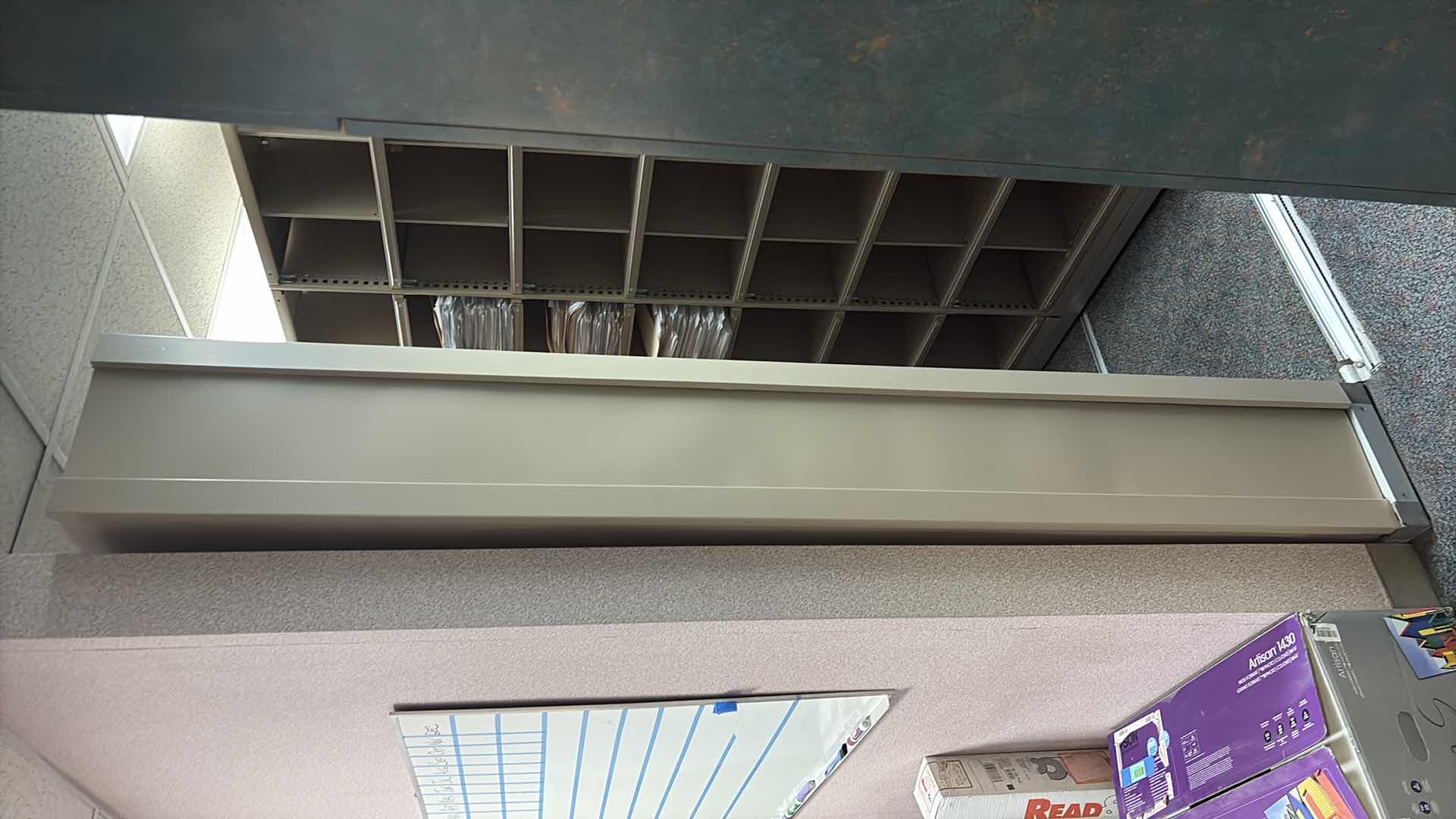 Photo 1 of SPACE SAVER MOBILE STORAGE SYSTEM ON TRACK ONE SIDE  102”X24”X 90”H