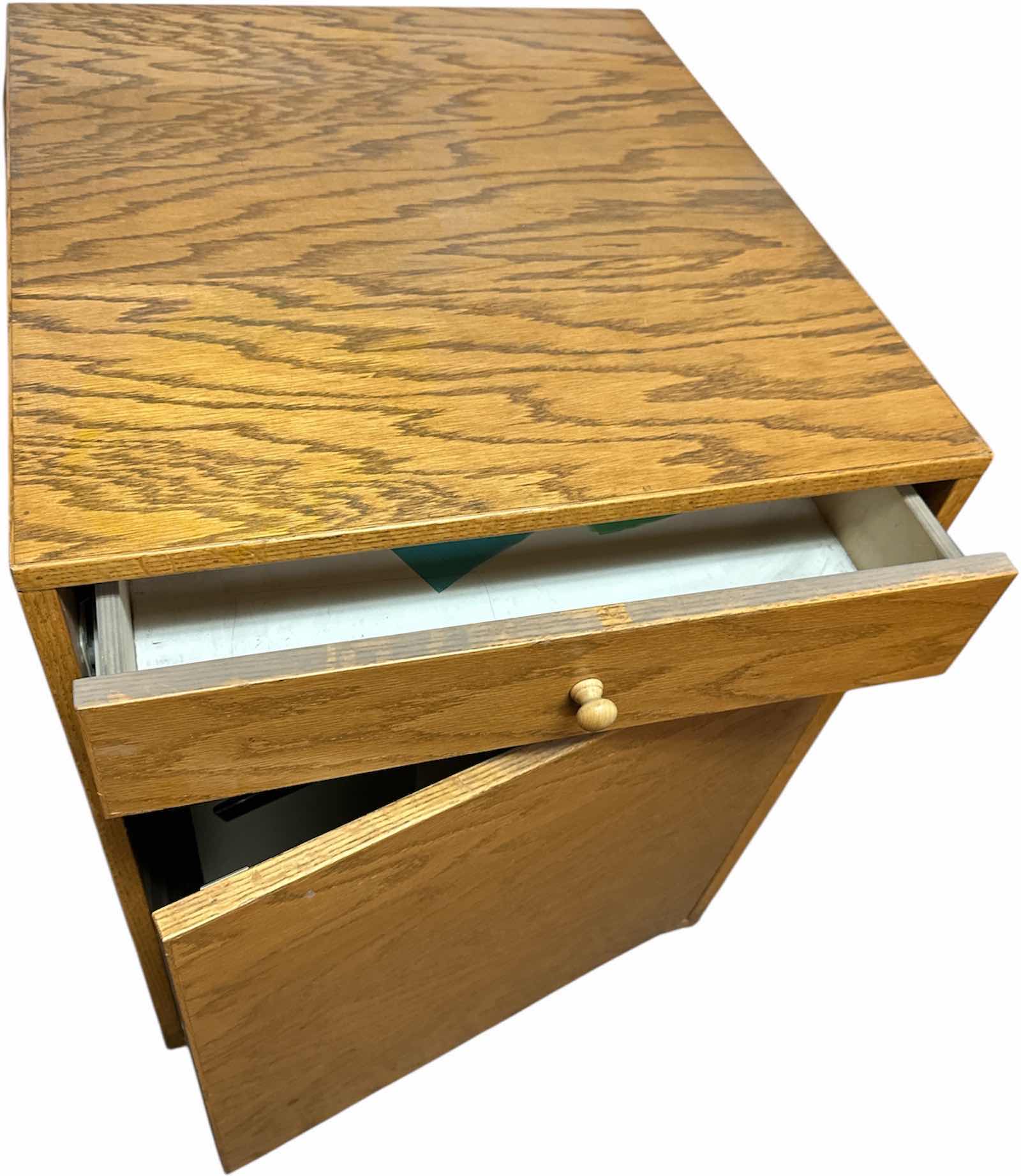 Photo 1 of WOODEN STORAGE CABINET
22.5” X 25” X 28.25”H