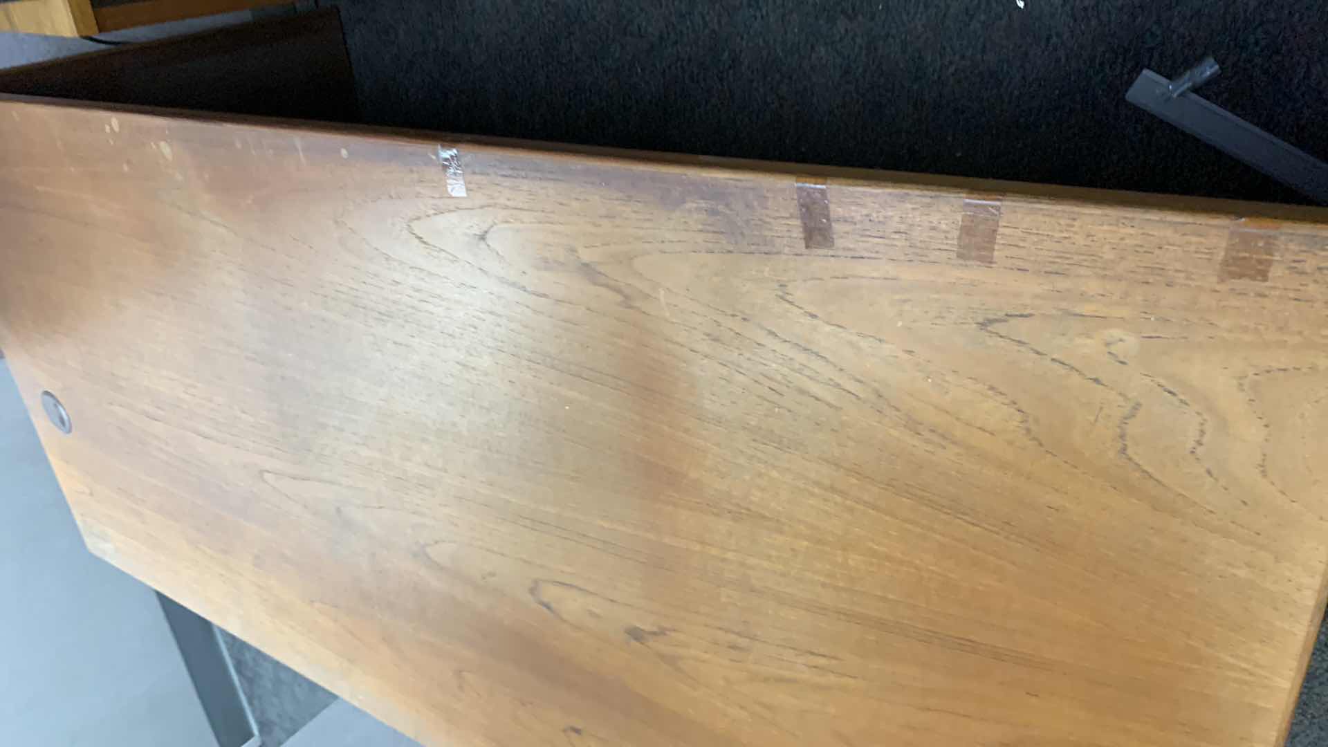 Photo 1 of WOODEN OFFICE DESK 64” X 30” H 29”