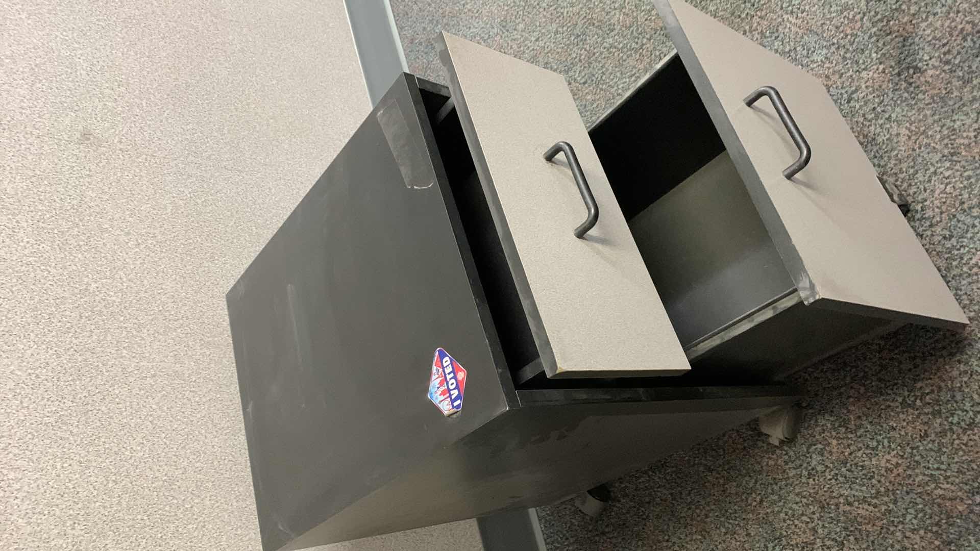 Photo 1 of DUAL DRAWER  CABINET ON WHEELS 16” X 22” H 24”