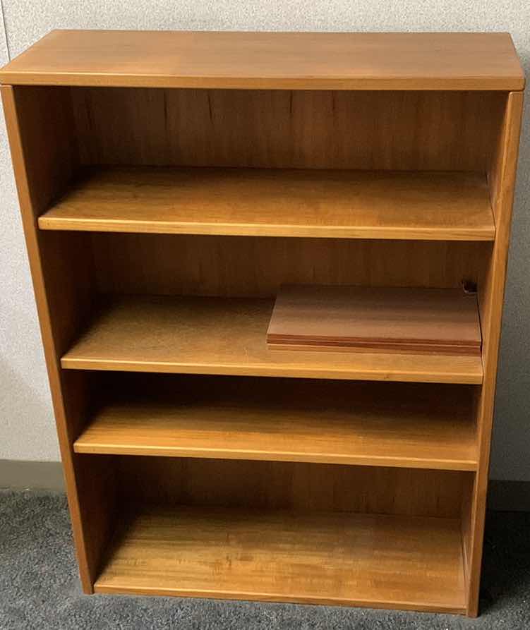 Photo 1 of WOODEN FOUR SHELF SHELVES 36” X 13” H 50”