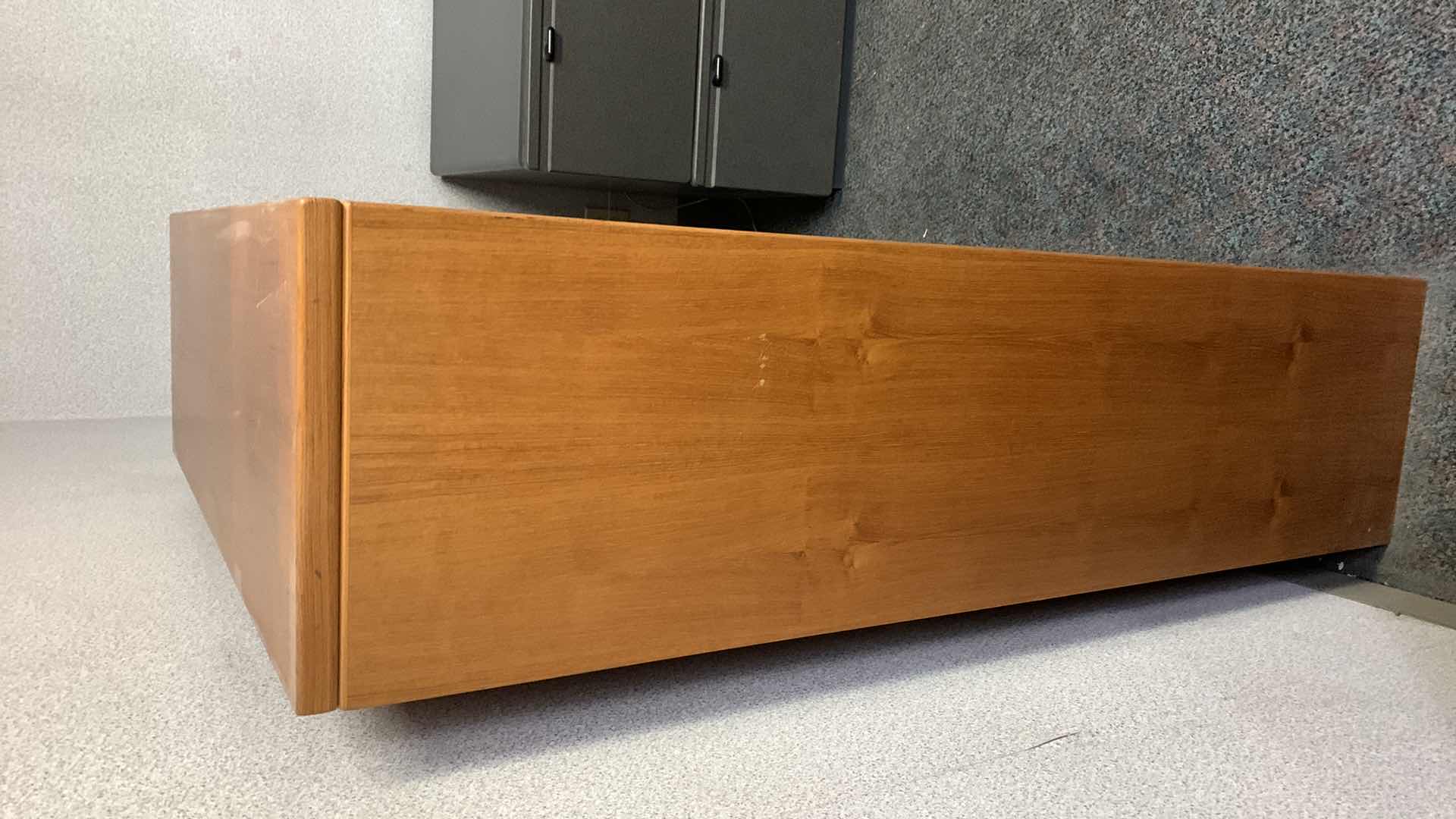 Photo 1 of WOODEN FOUR SHELF SHELVES 36” X 13” H 50”