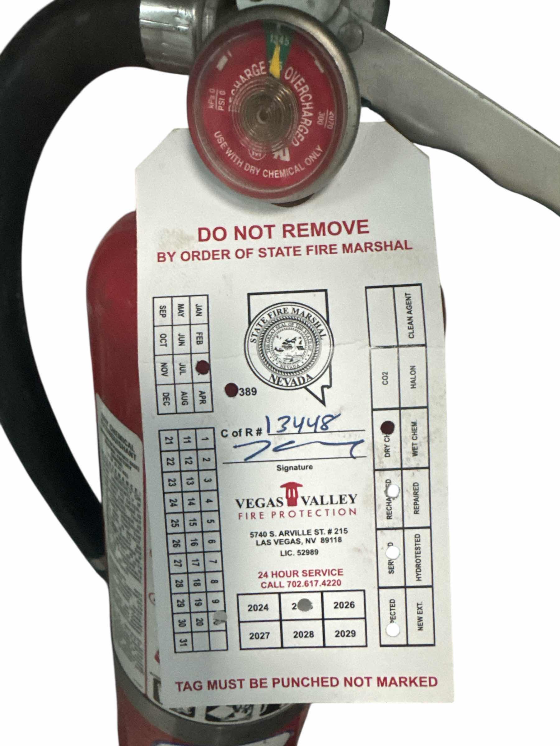 Photo 1 of FIRE EXTINGUISHER BY BADGER
D4.5” X H16”