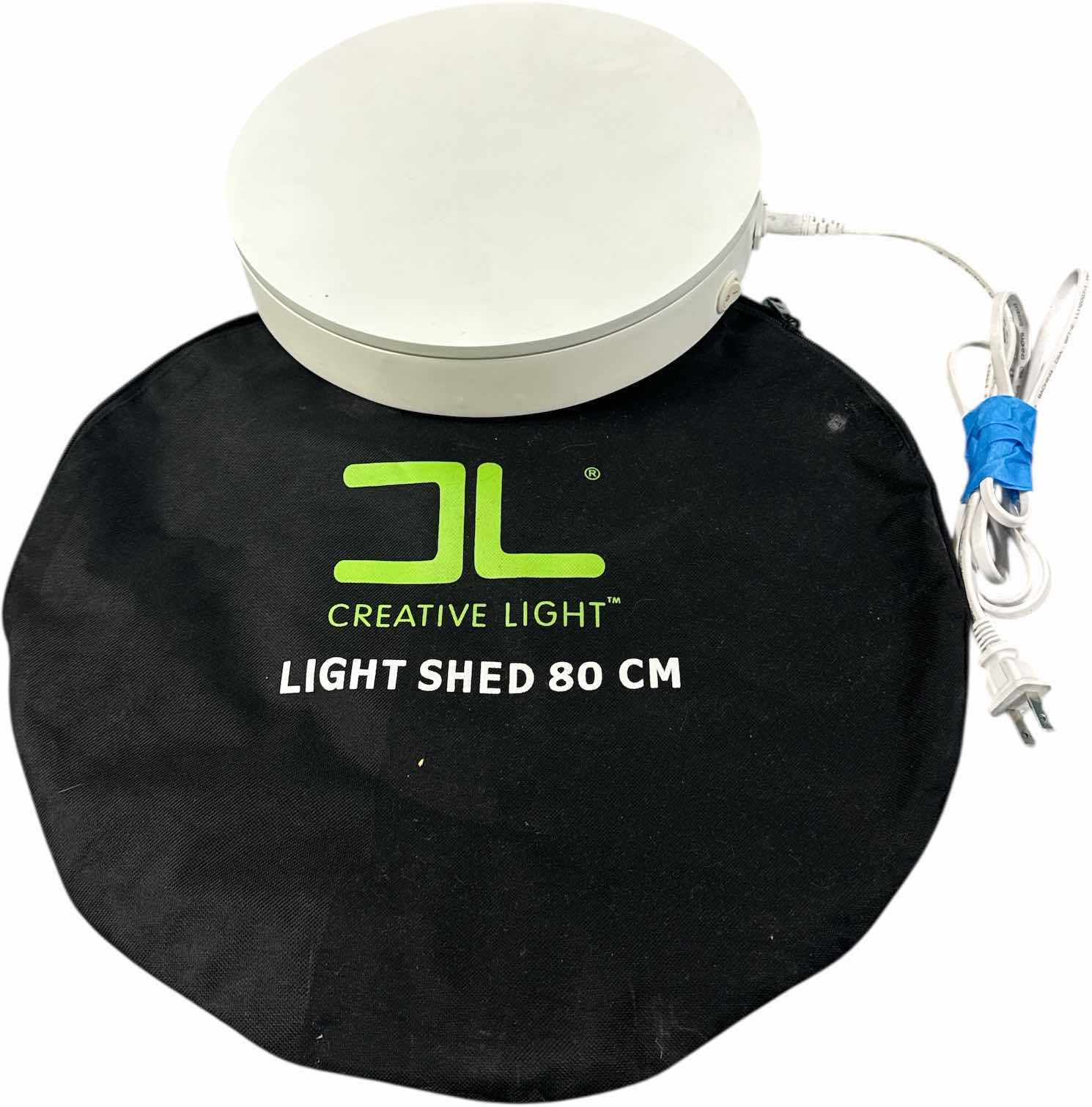 Photo 1 of ROTATING 360 PLATE BY CREATIVE LIGHT MODEL DISPLAY AND PROTECTIVE SLEEVE
D12” X H2.5”