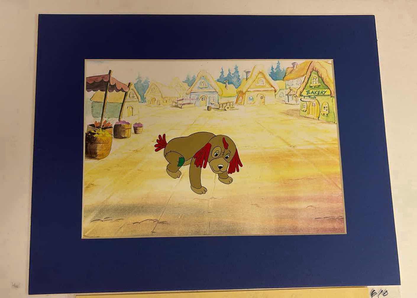 Photo 1 of VINTAGE COLLECTOR CELL WITH COA FROM THE ADVENTURES OF RAGGEDY ANN AND ANDY “SACRED CAT ADVENTURE” 14”X11”