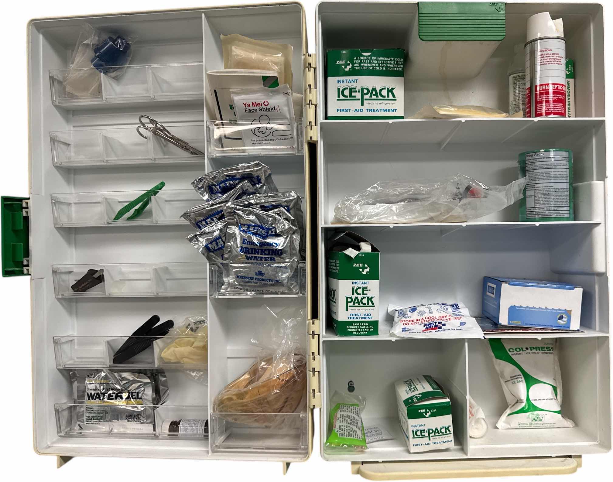 Photo 1 of FIRST AID MEDICAL KIT BY ZEE WALL MOUNT
16” X 9” X H25.75”