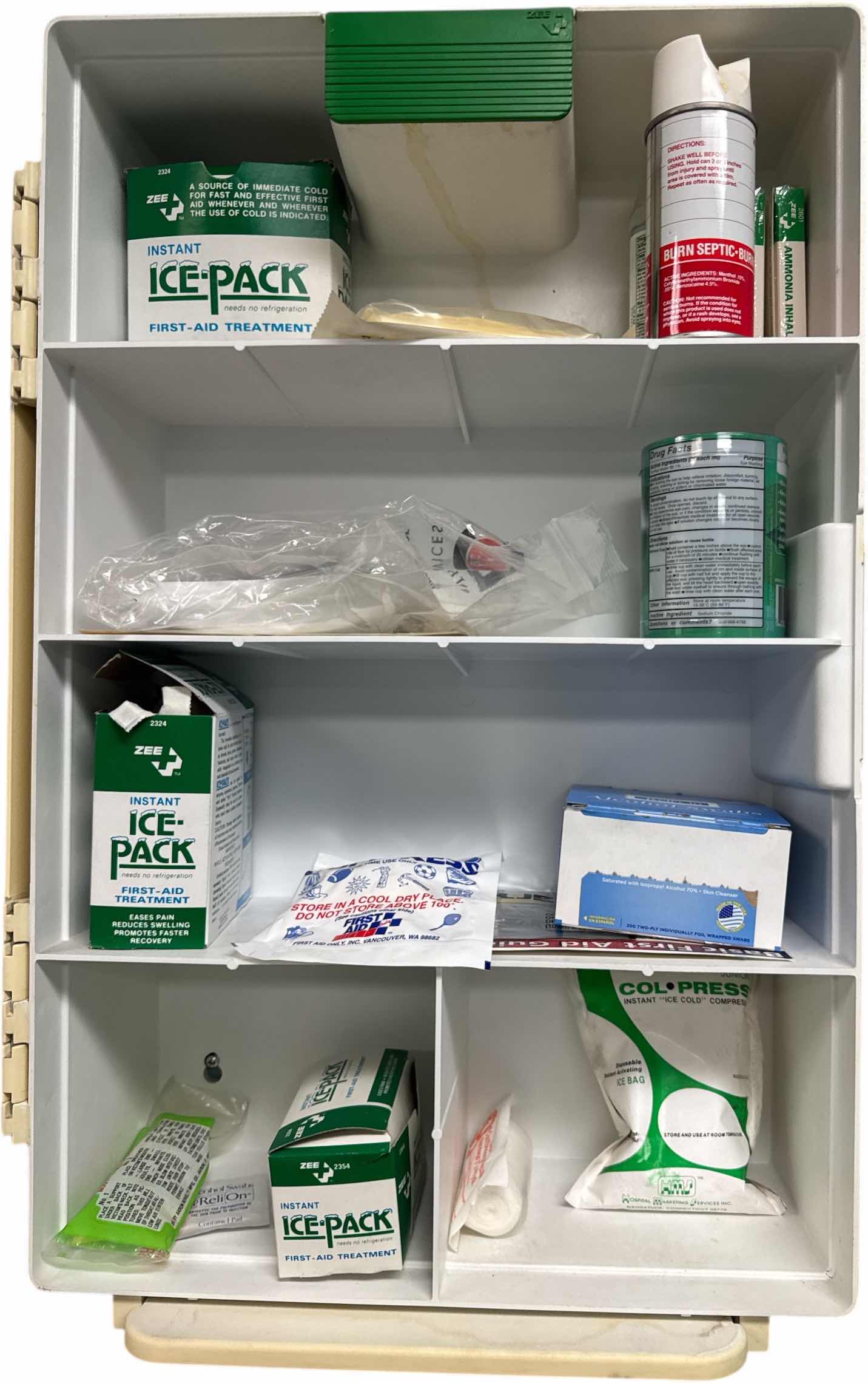 Photo 1 of FIRST AID MEDICAL KIT BY ZEE WALL MOUNT
16” X 9” X H25.75”