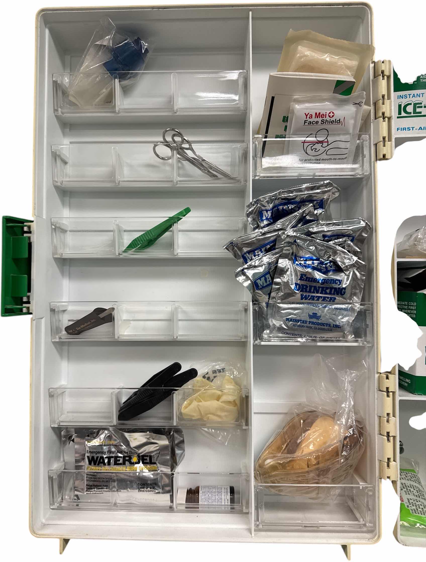 Photo 1 of FIRST AID MEDICAL KIT BY ZEE WALL MOUNT
16” X 9” X H25.75”