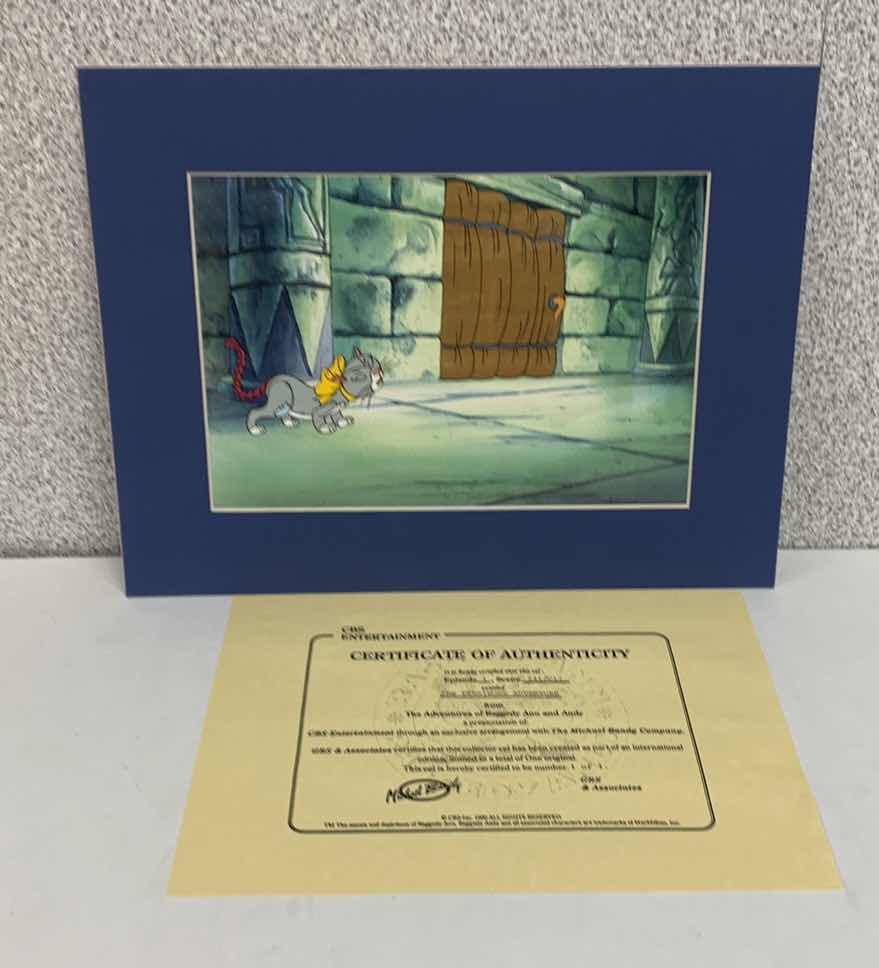 Photo 1 of VINTAGE COLLECTOR CELL WITH COA FROM THE ADVENTURES OF RAGGEDY ANN AND ANDY “THE PERRIWONK ADVENTURE“ 14” X 11”