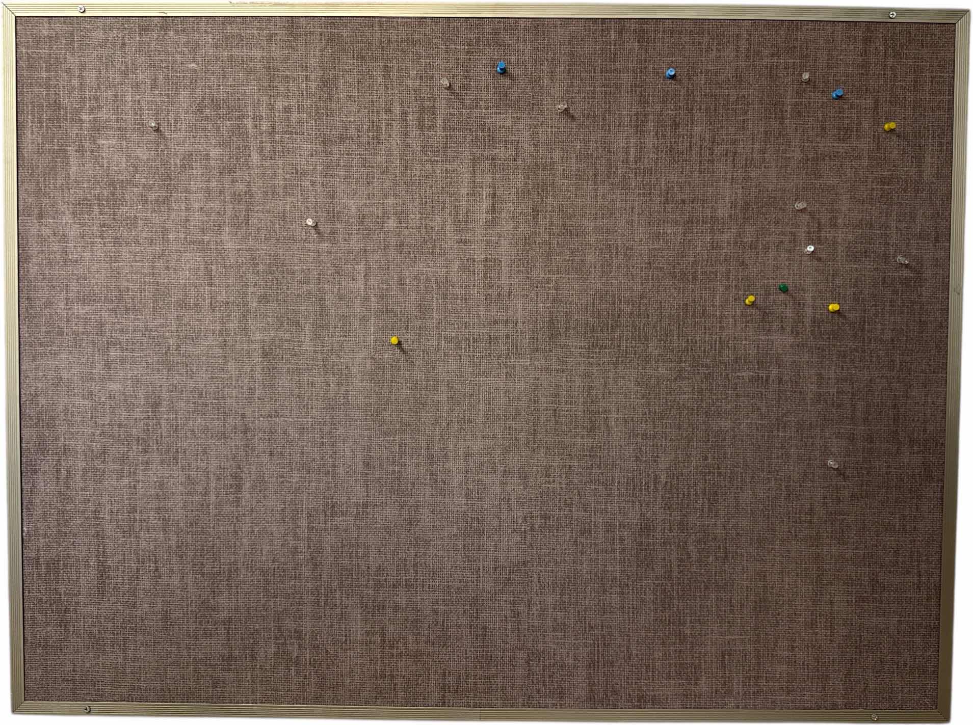 Photo 1 of 3- WHITEBOARD, 2-CORK BOARDS METAL AND WOOD FRAMED
W48” X L36” AND SMALLER