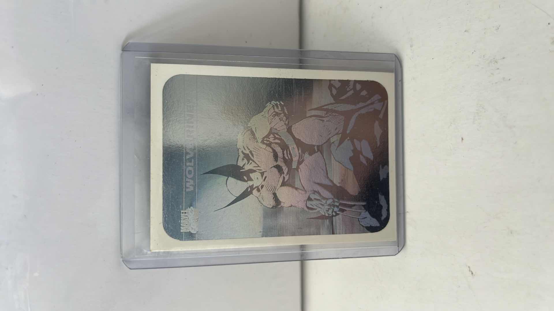 Photo 1 of 1990 AMPEL MARVEL UNIVERSE HOLOGRAM CARD WOLVERINE