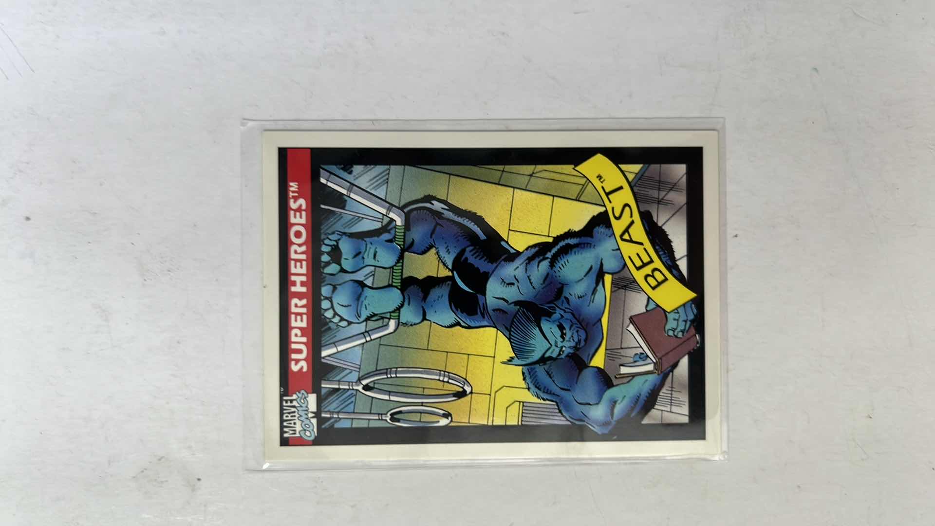 Photo 1 of 1990 IMPEL MARVEL UNIVERSE SUPER HEROES CARD 46 THE BEAST