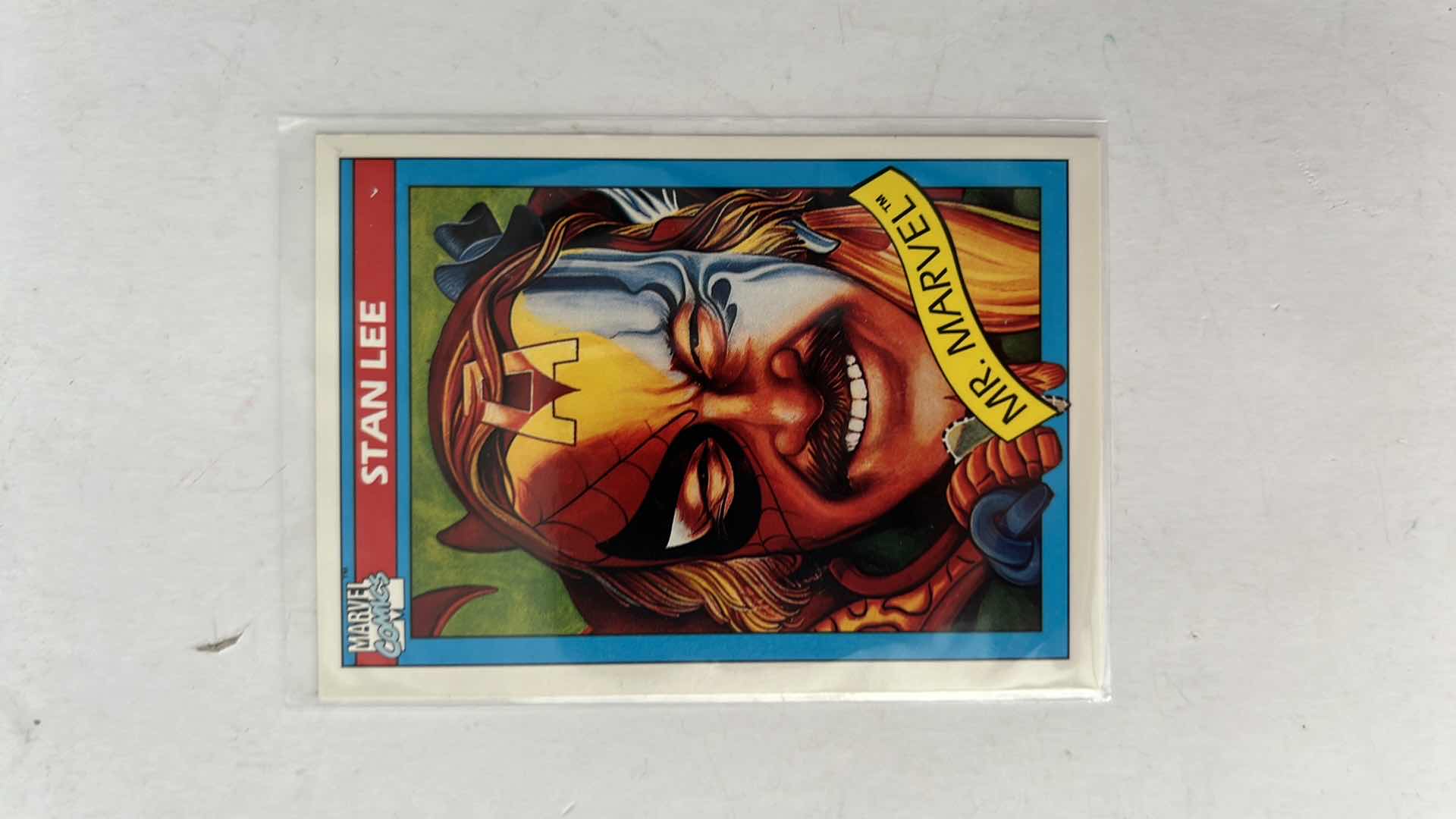 Photo 1 of 1990 IMPEL MARVEL UNIVERSE STAN LEE CARD 161 $40